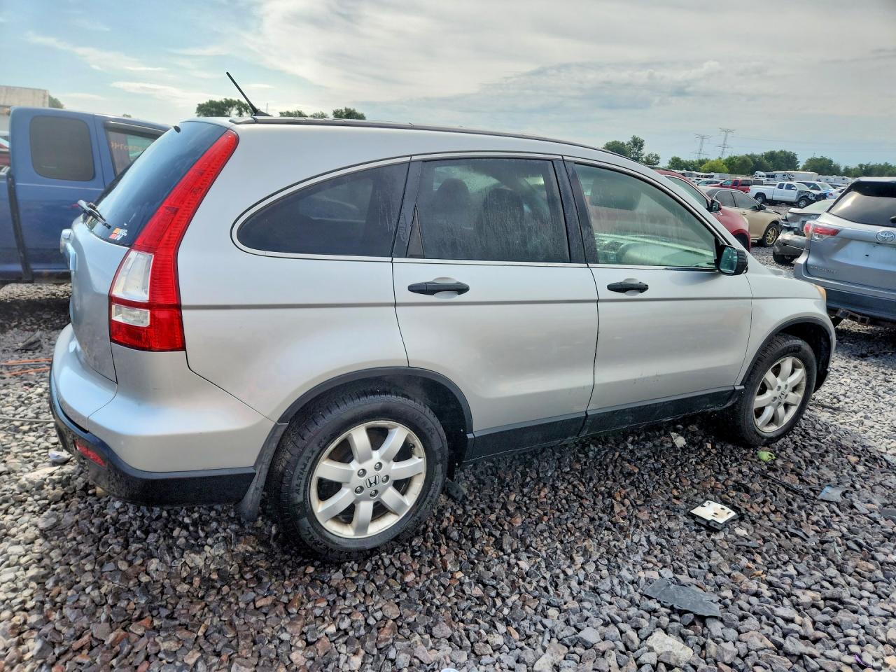 2009 Honda Cr-v Ex Silver vin: 3CZRE485X9G707321