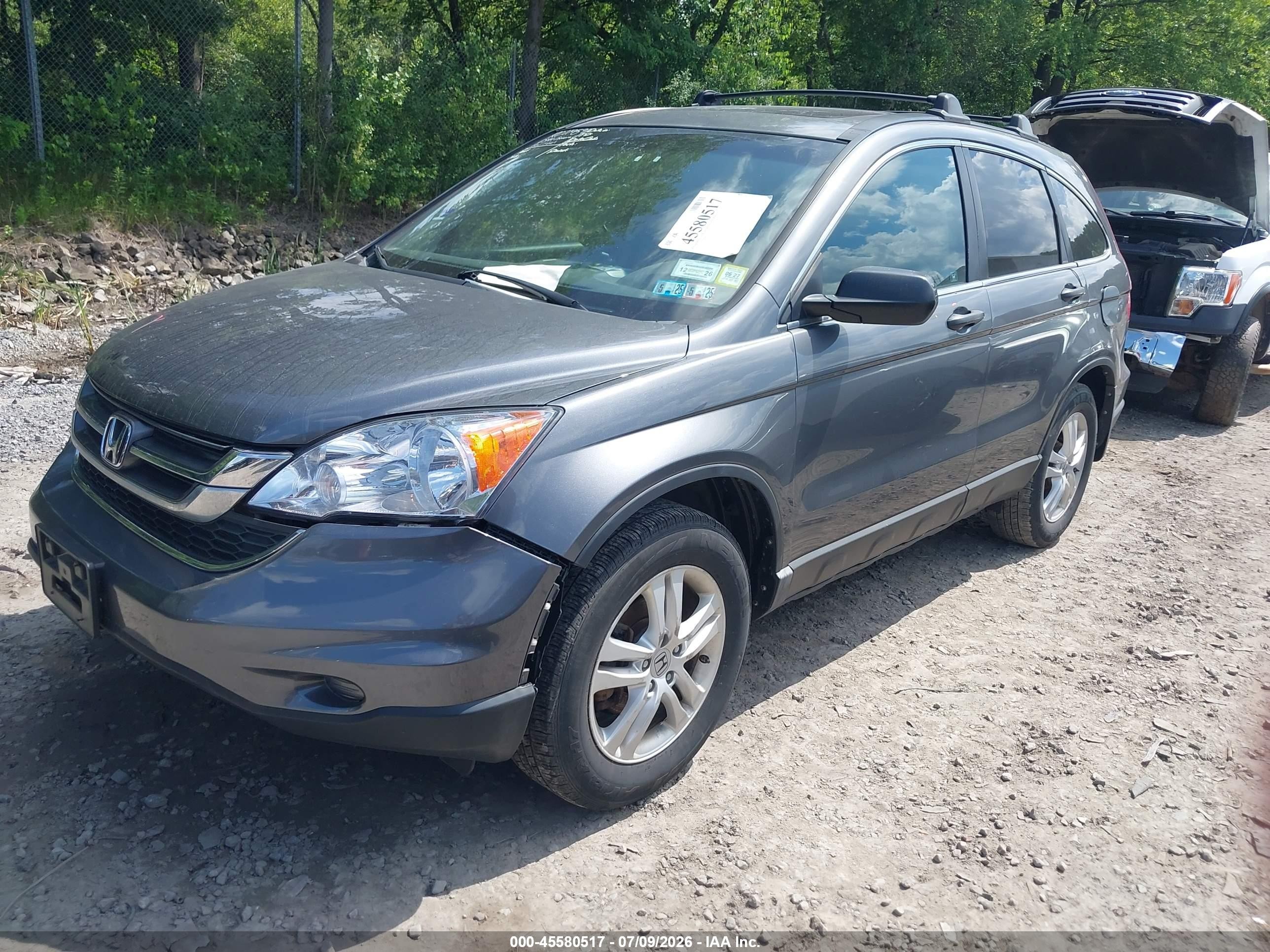 2011 Honda Cr-v Ex Gray vin: 3CZRE4H50BG702666