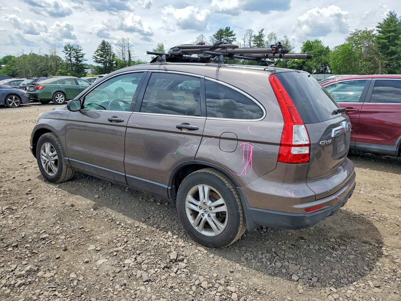 2011 Honda Cr-v Ex Gray vin: 3CZRE4H50BG703946