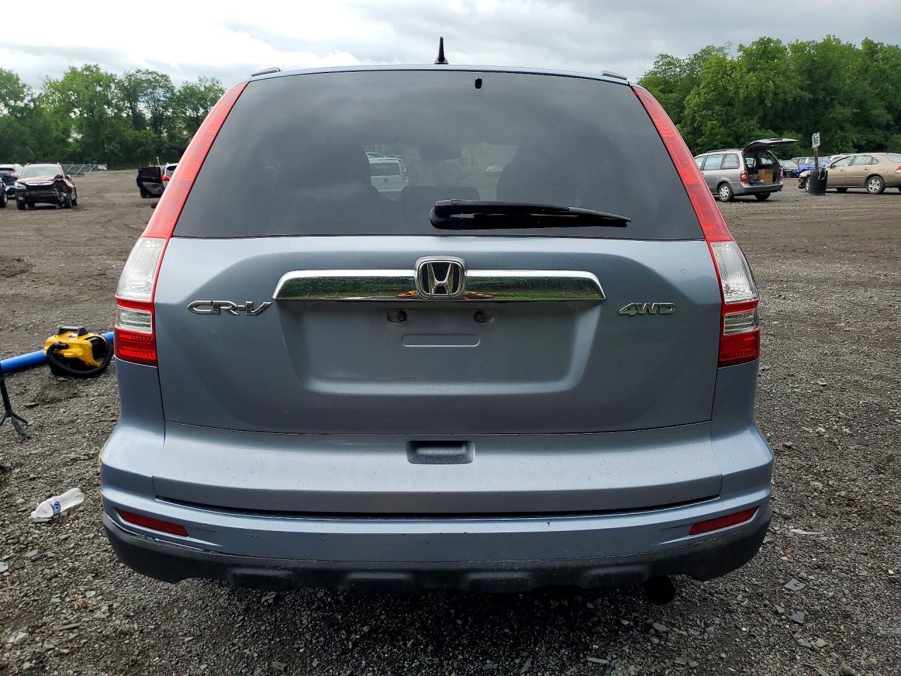 2011 Honda Cr-v Ex Blue vin: 3CZRE4H50BG705776