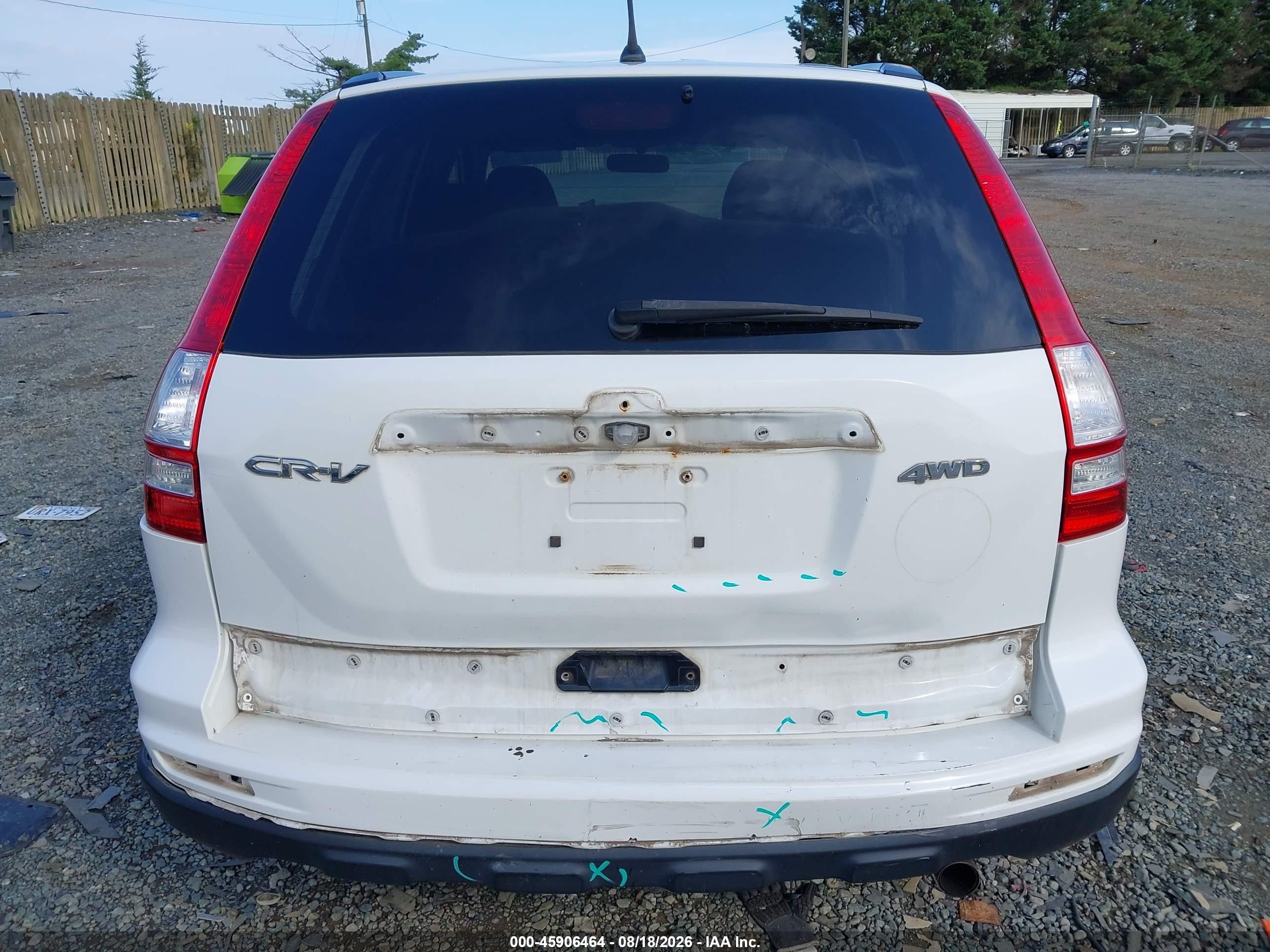 2010 Honda Cr-v Ex White vin: 3CZRE4H51AG707552