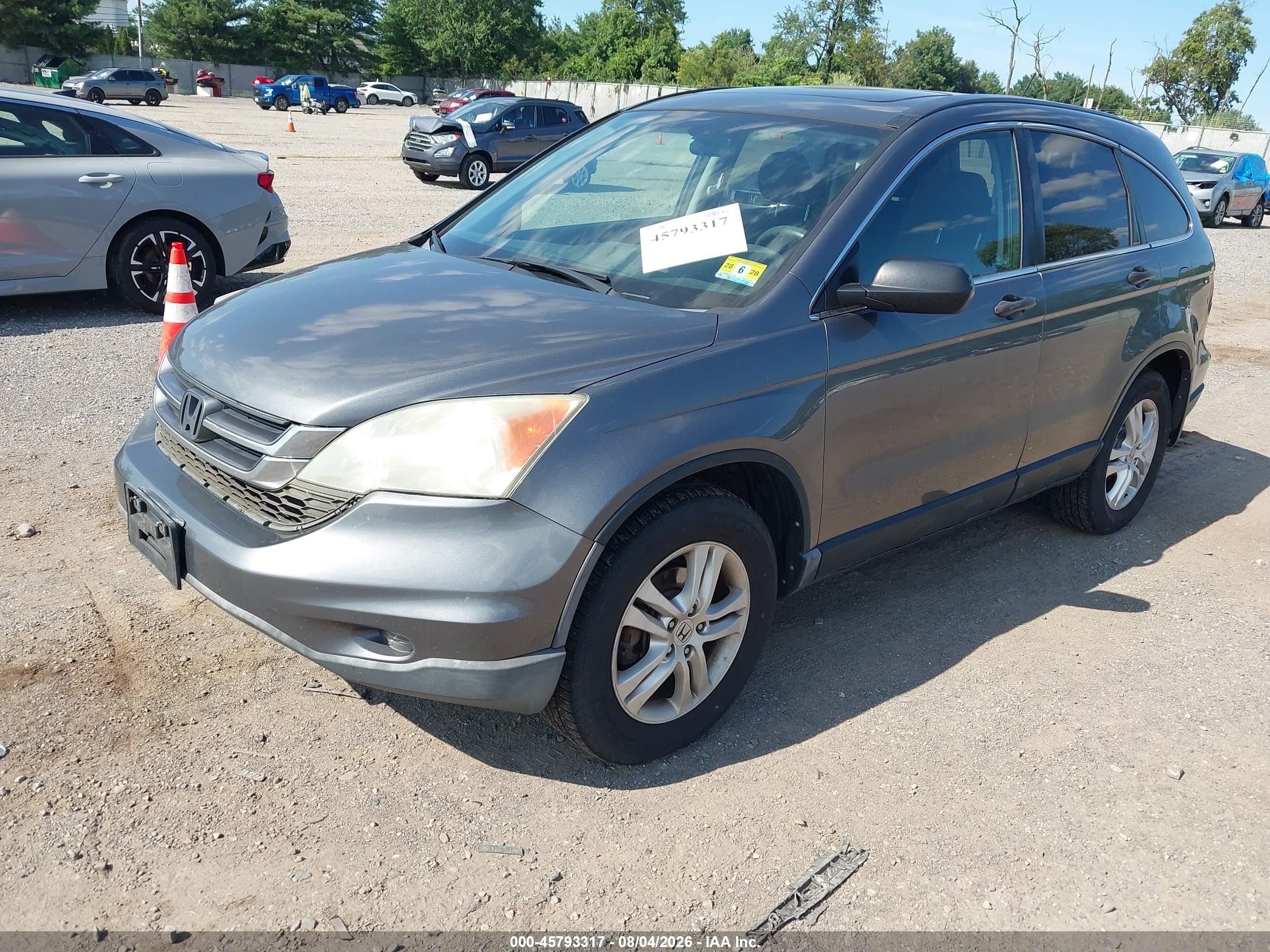 2011 Honda Cr-v Ex Gray vin: 3CZRE4H51BG702644
