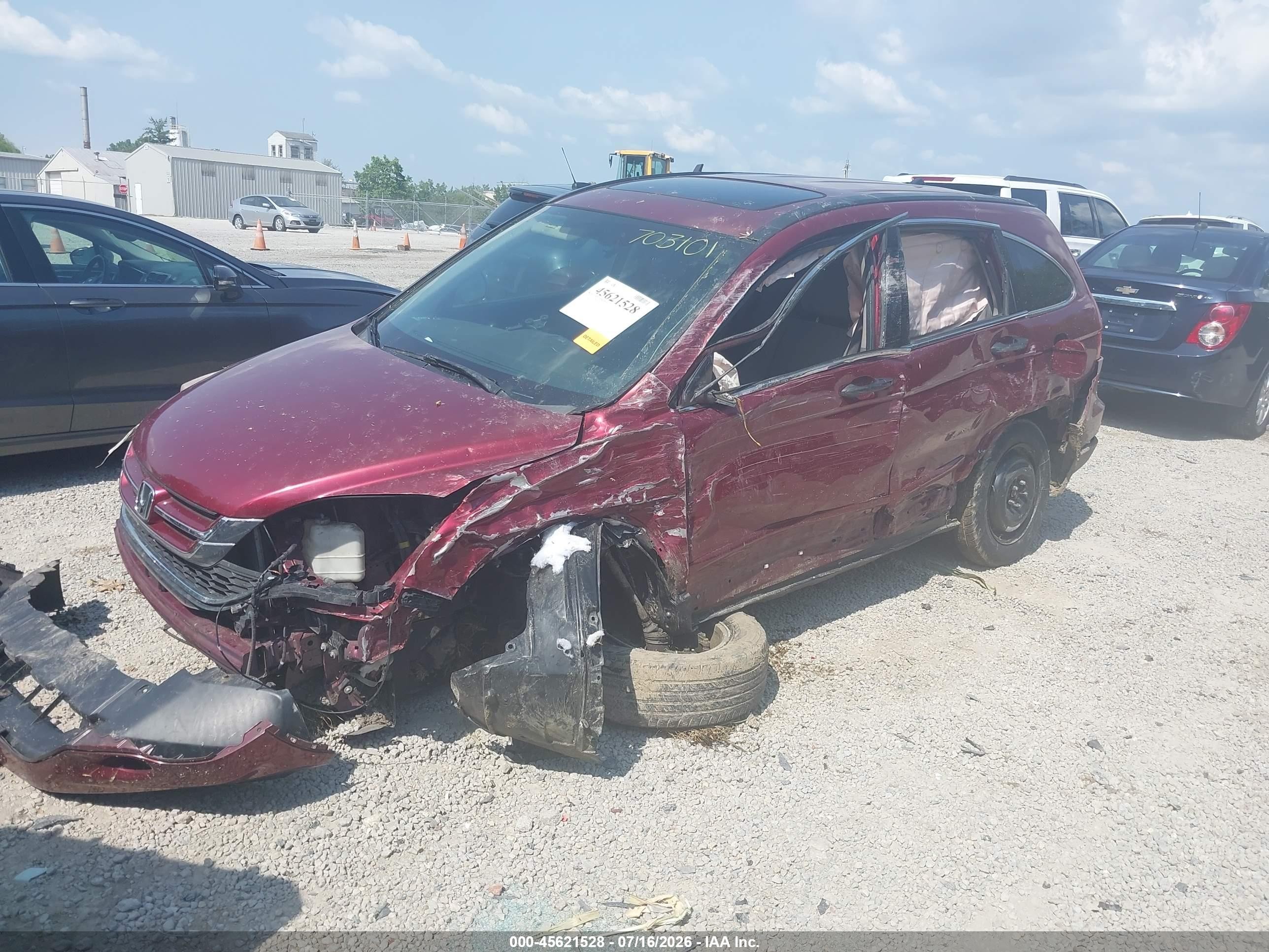 2011 Honda Cr-v Ex Бордовый vin: 3CZRE4H51BG703101