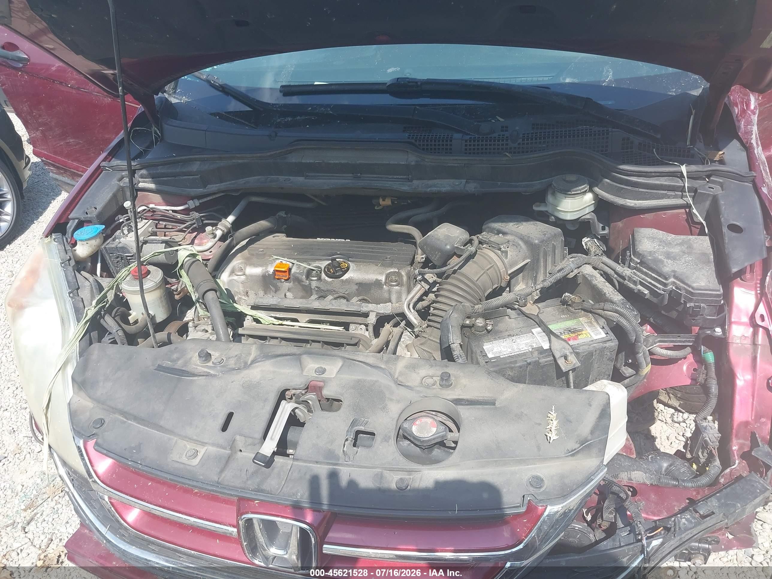 2011 Honda Cr-v Ex Бордовый vin: 3CZRE4H51BG703101