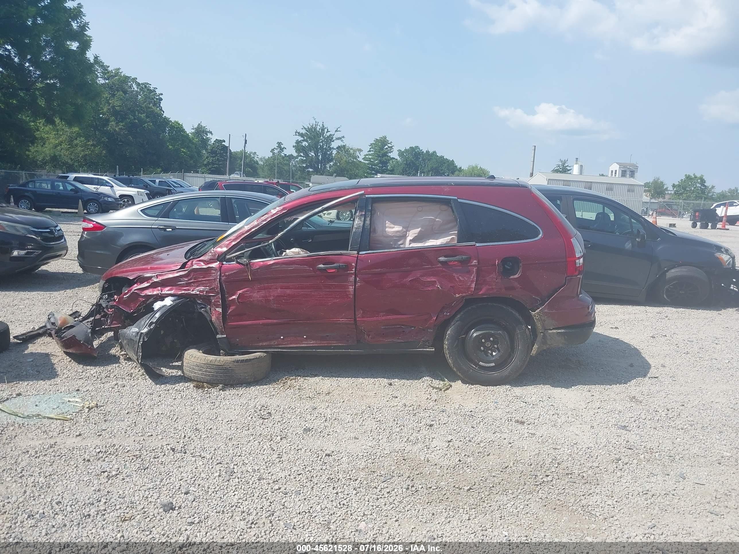 2011 Honda Cr-v Ex Бордовый vin: 3CZRE4H51BG703101