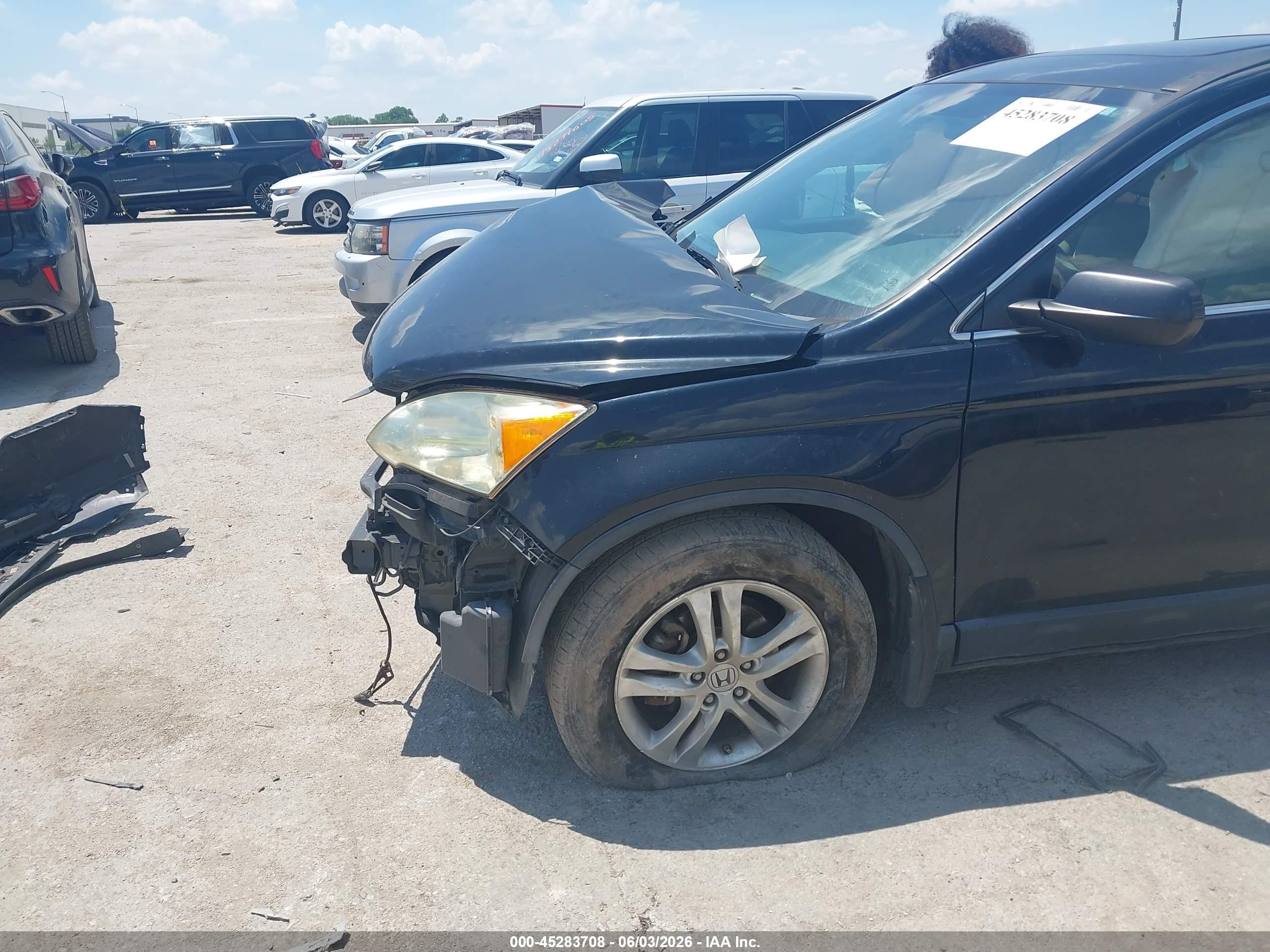 2010 Honda Cr-v Ex Black vin: 3CZRE4H52AG702070