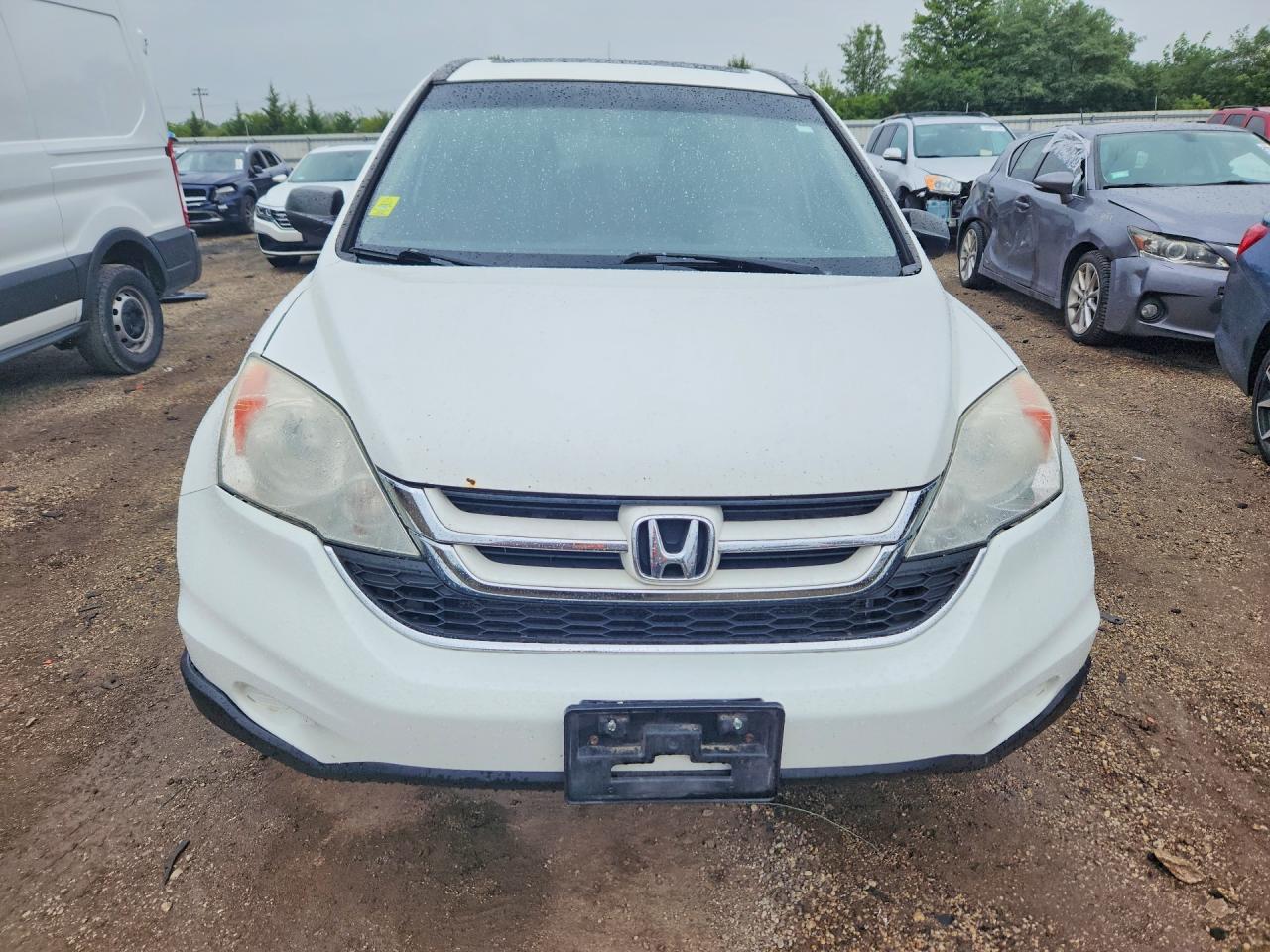 2010 Honda Cr-v Ex White vin: 3CZRE4H52AG704577