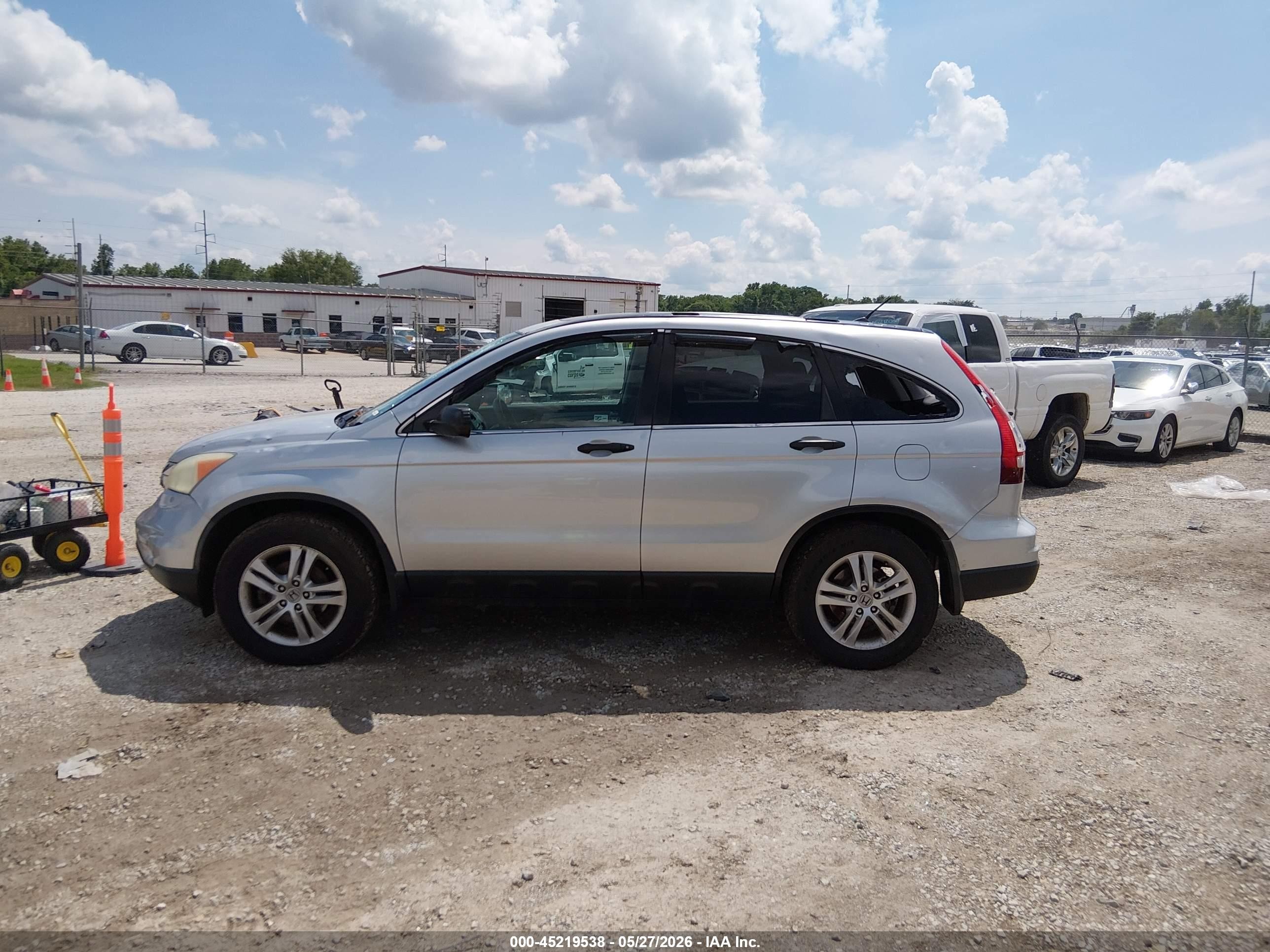 2010 Honda Cr-v Ex Silver vin: 3CZRE4H52AG705048