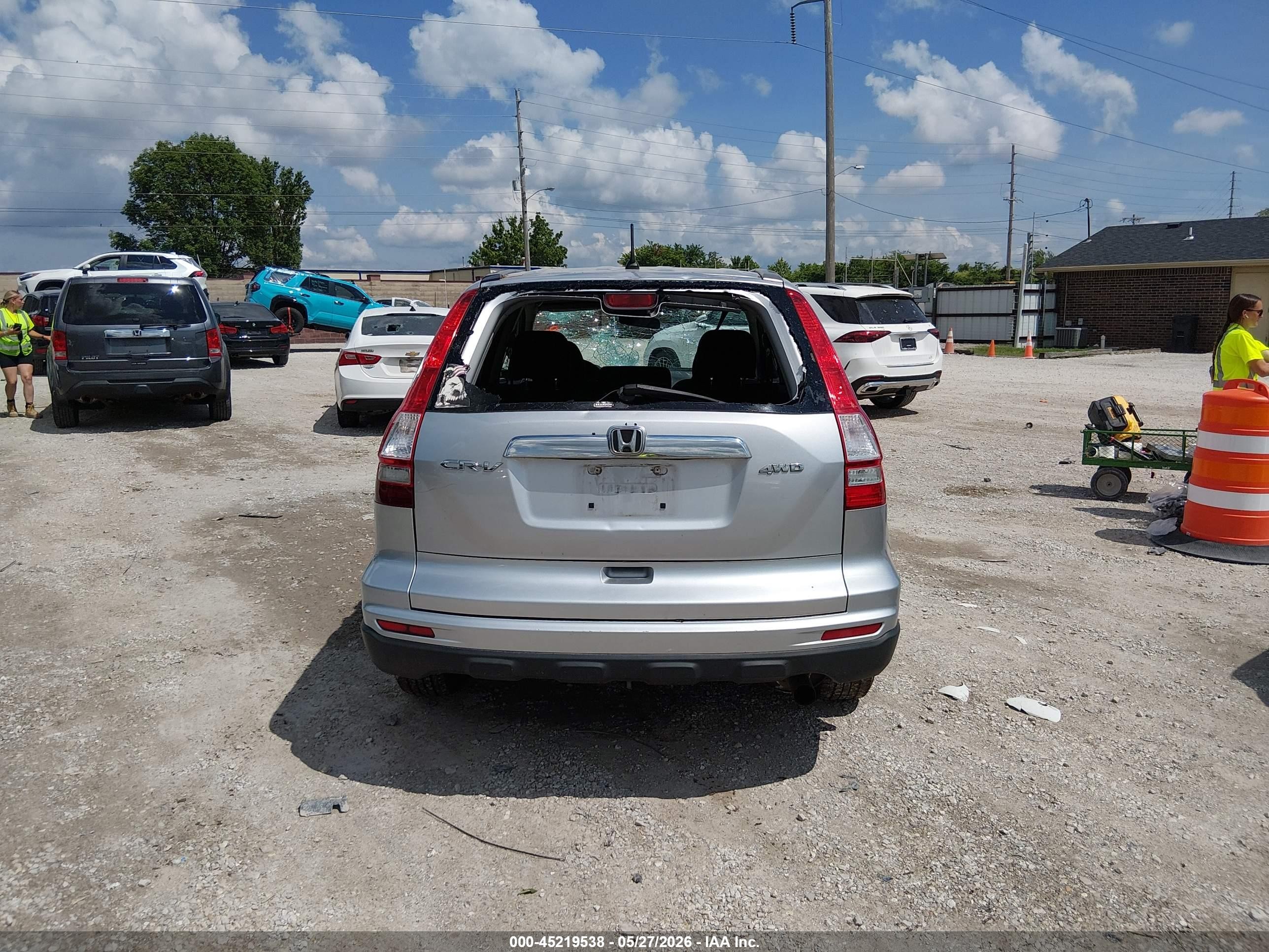 2010 Honda Cr-v Ex Silver vin: 3CZRE4H52AG705048