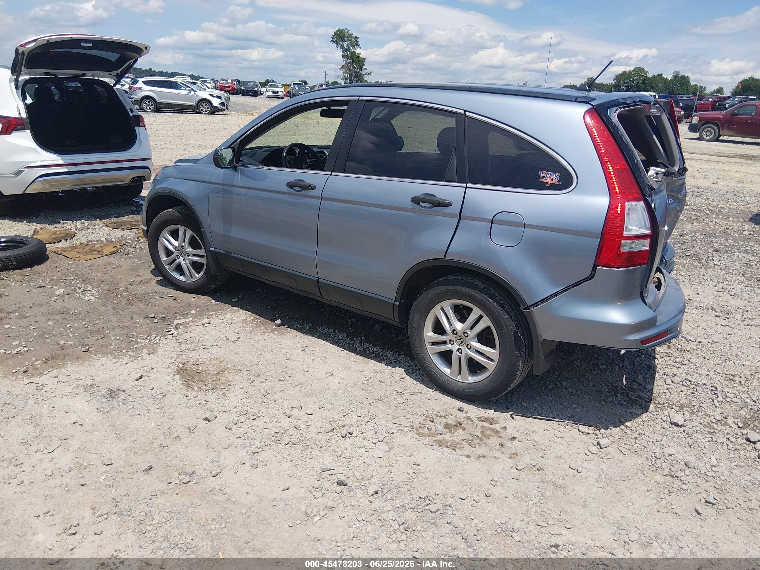 2011 Honda Cr-v Ex Light Blue vin: 3CZRE4H52BG701809