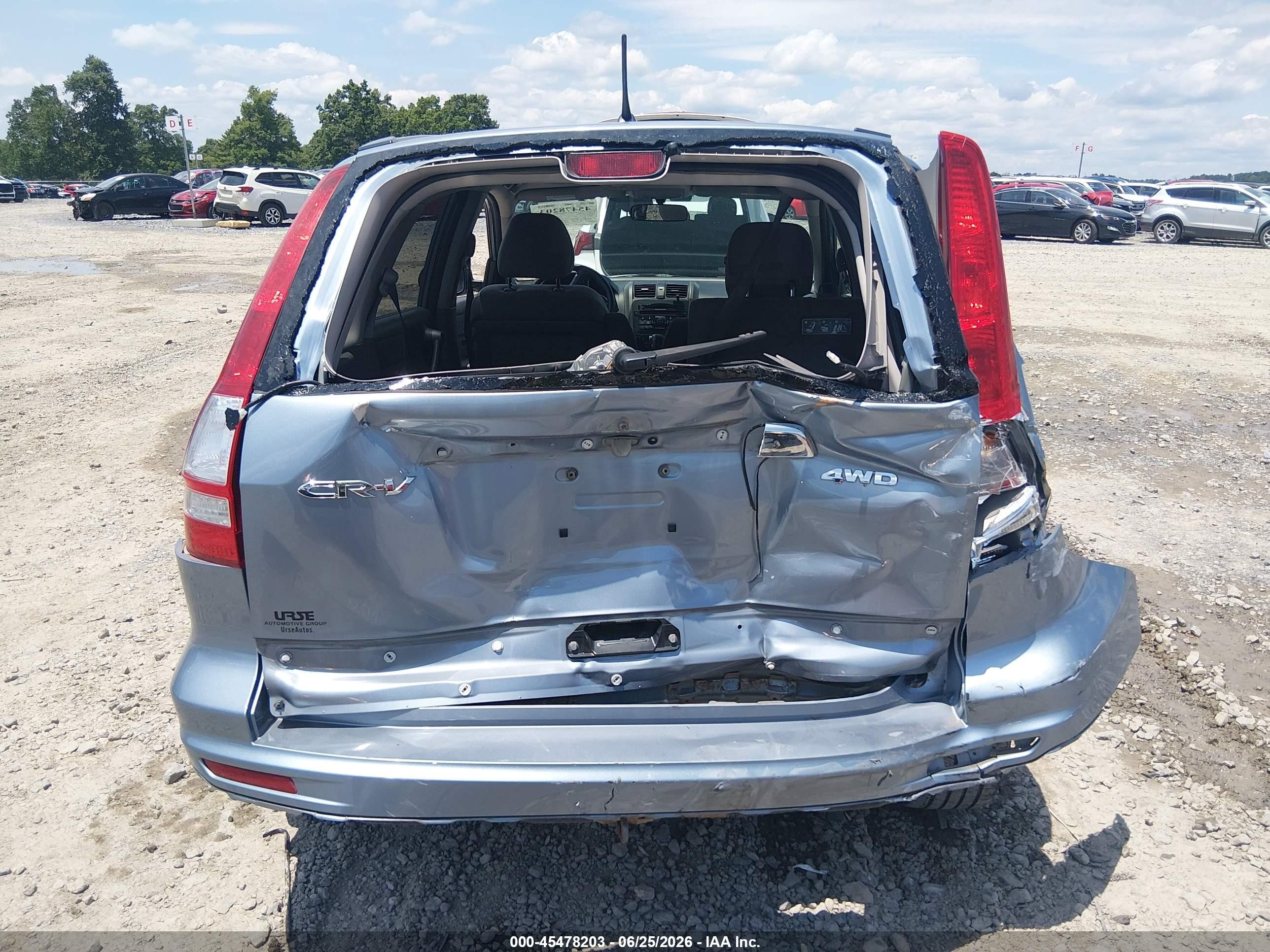 2011 Honda Cr-v Ex Light Blue vin: 3CZRE4H52BG701809