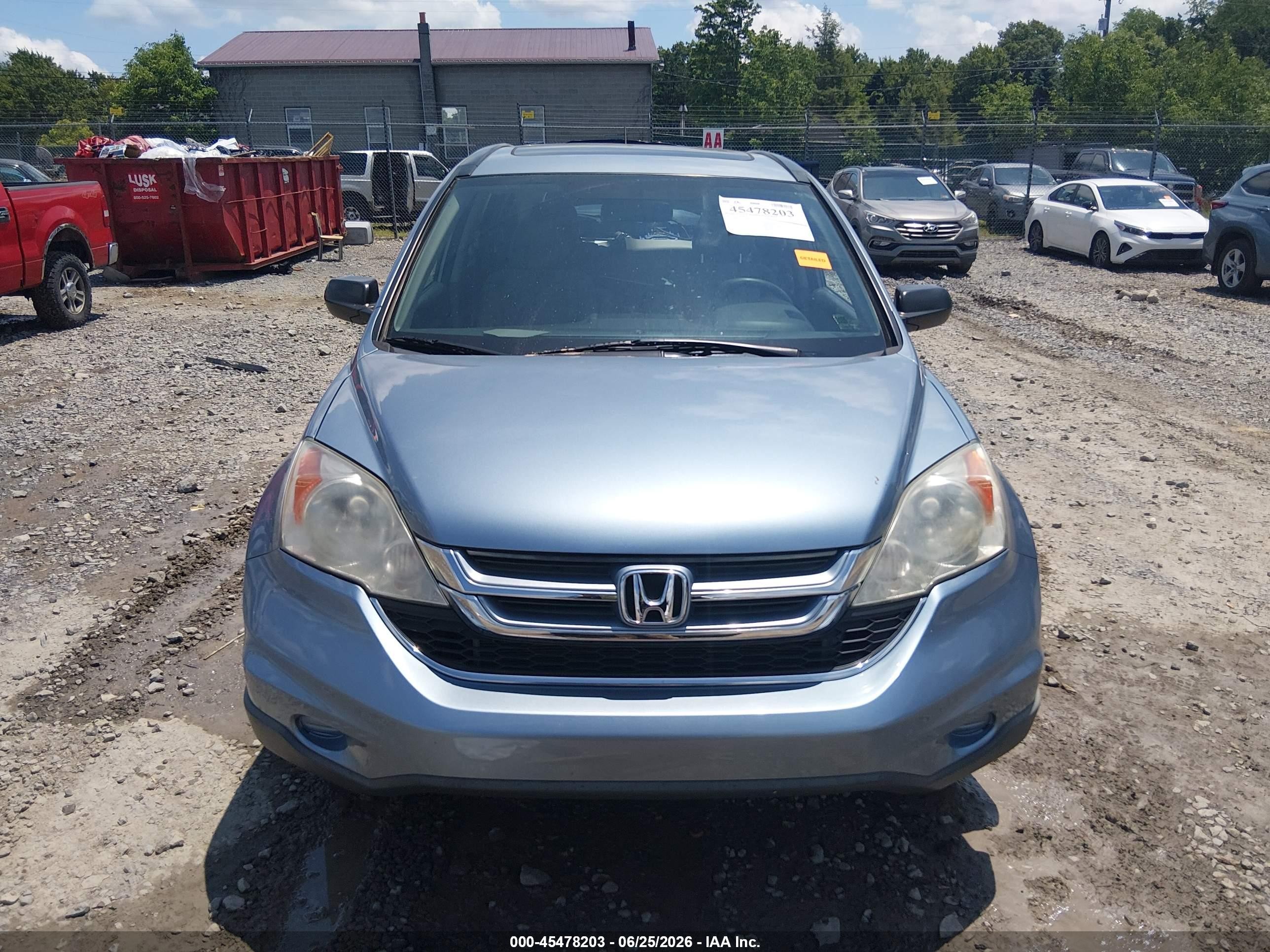 2011 Honda Cr-v Ex Light Blue vin: 3CZRE4H52BG701809