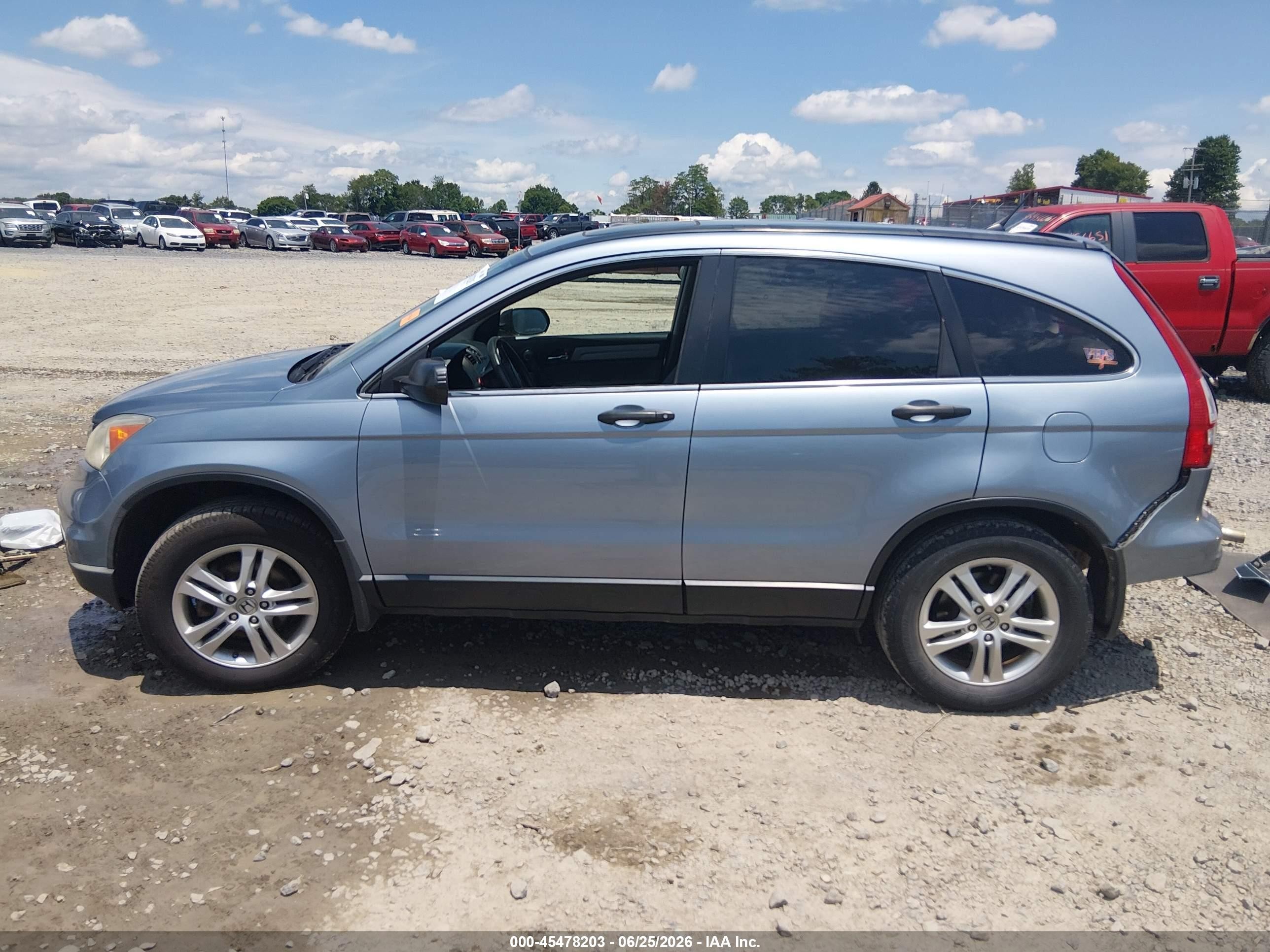 2011 Honda Cr-v Ex Light Blue vin: 3CZRE4H52BG701809