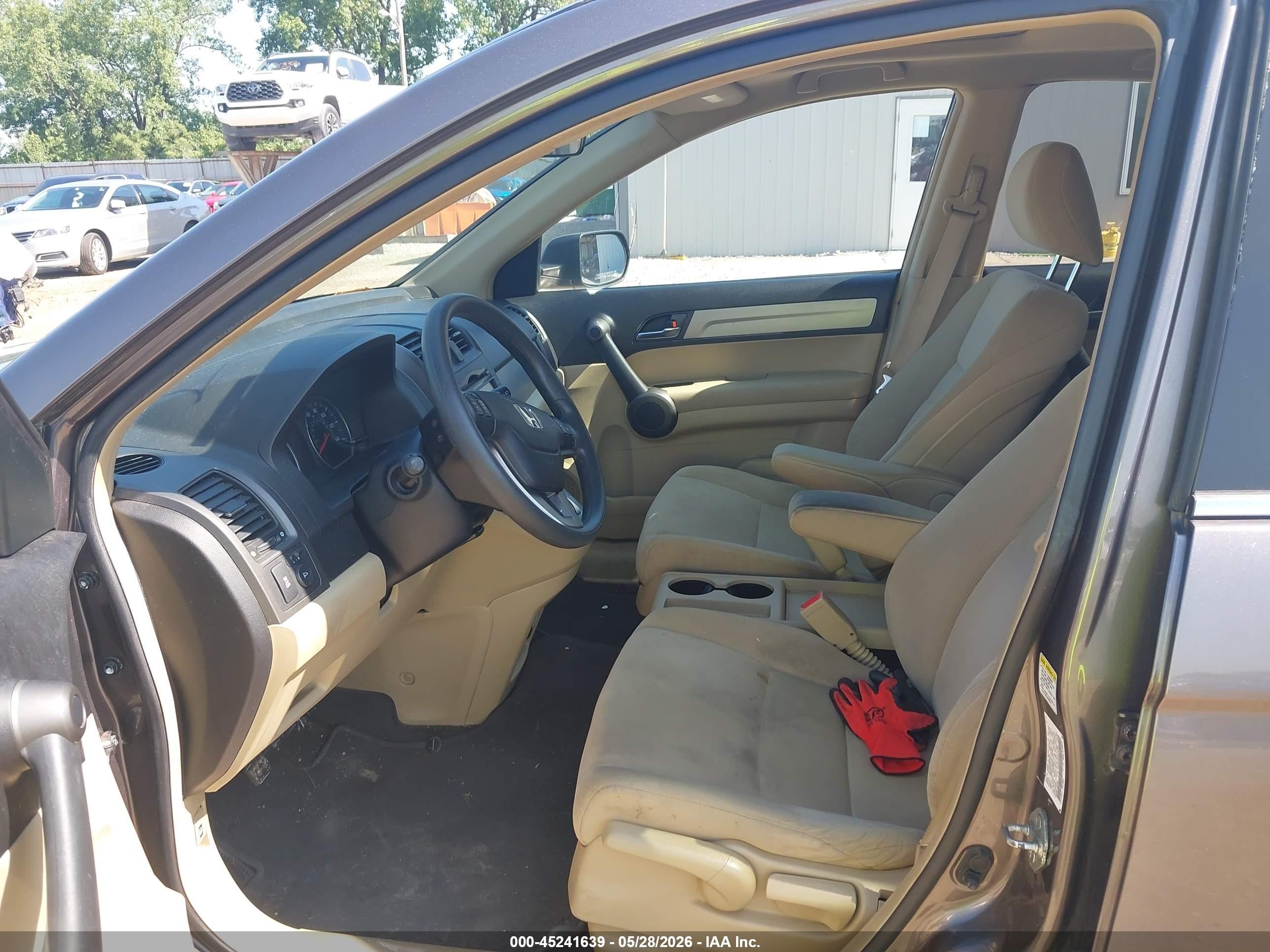 2010 Honda Cr-v Ex Beige vin: 3CZRE4H53AG704846