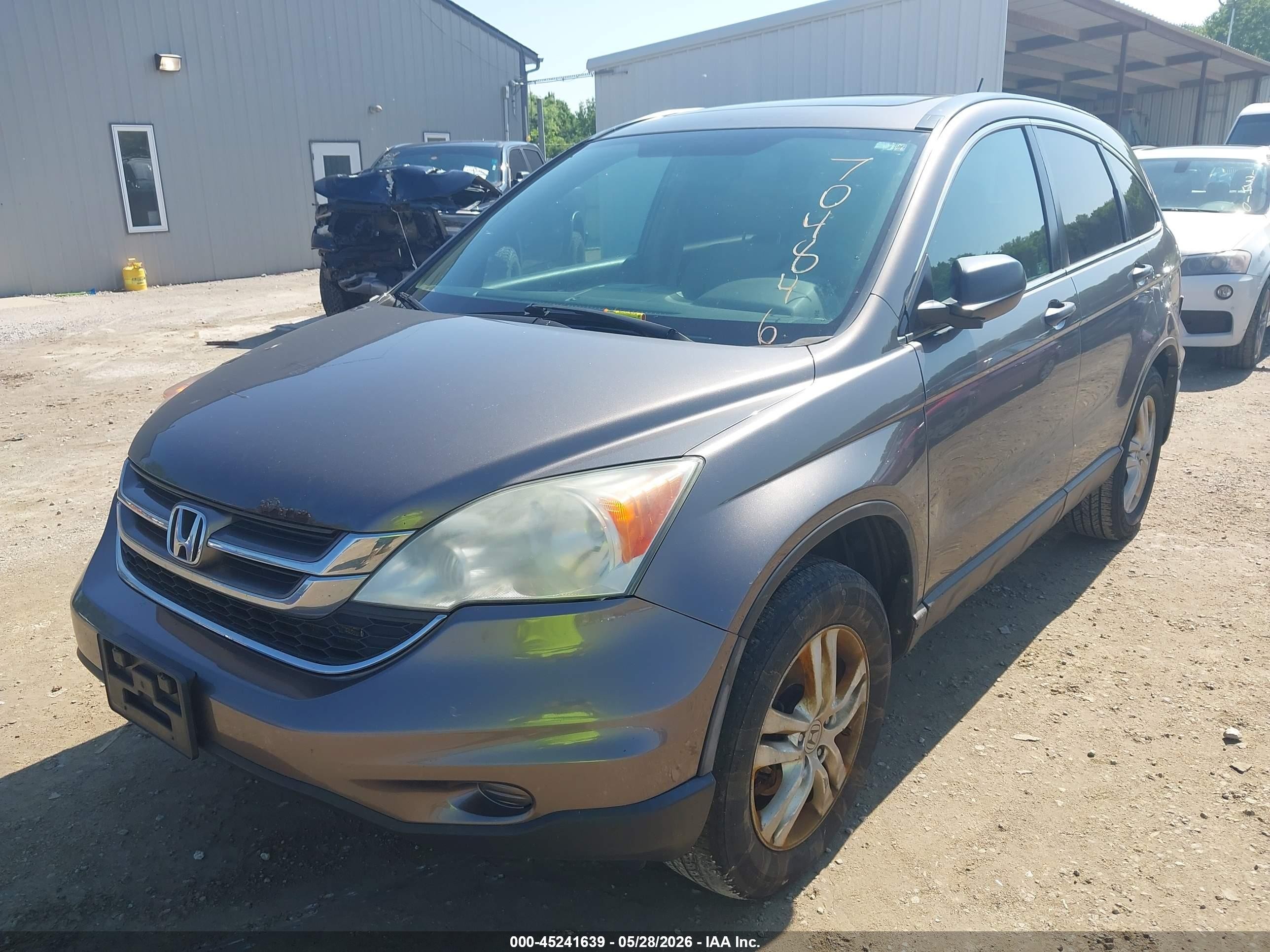 2010 Honda Cr-v Ex Beige vin: 3CZRE4H53AG704846