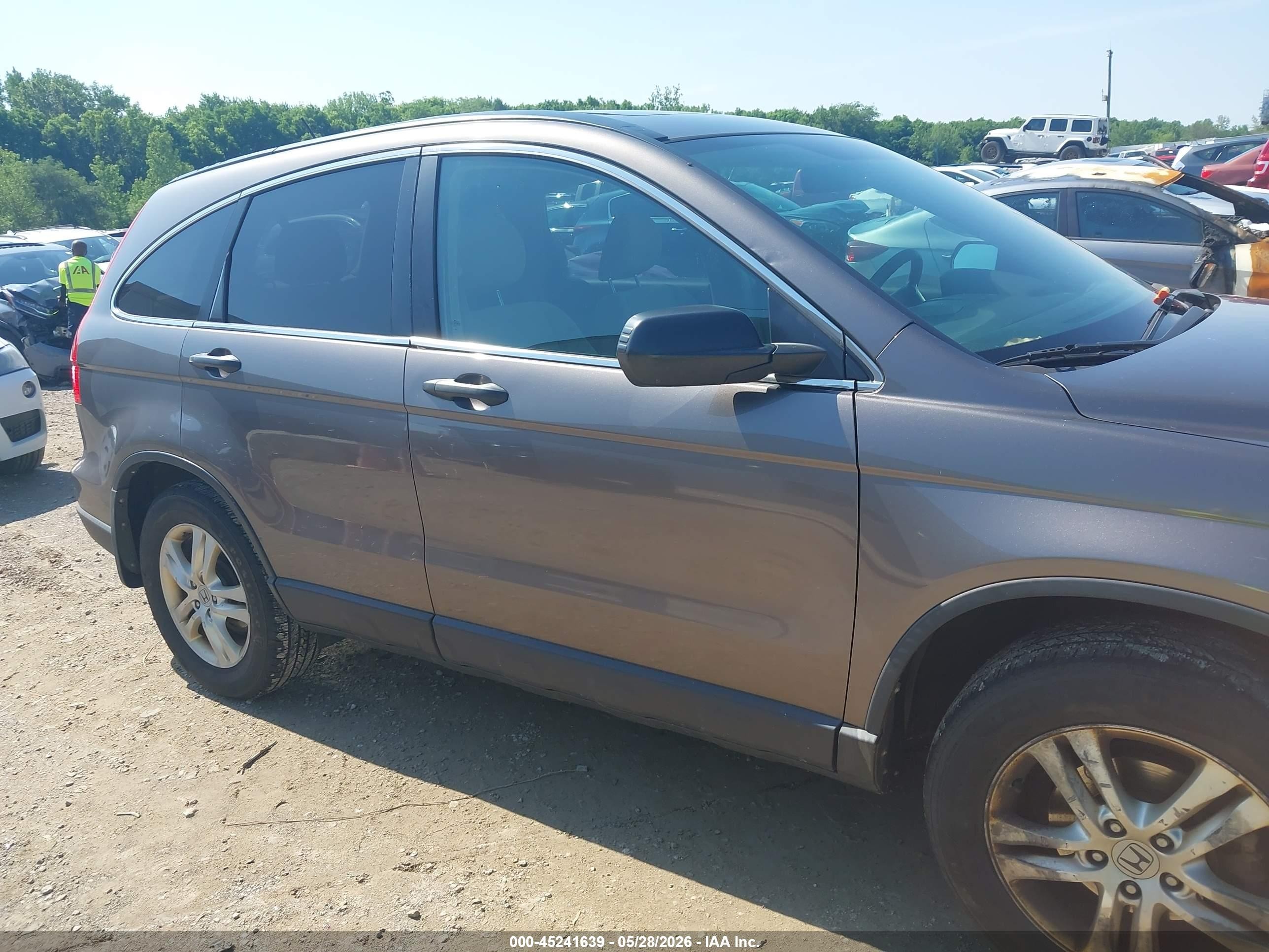 2010 Honda Cr-v Ex Beige vin: 3CZRE4H53AG704846