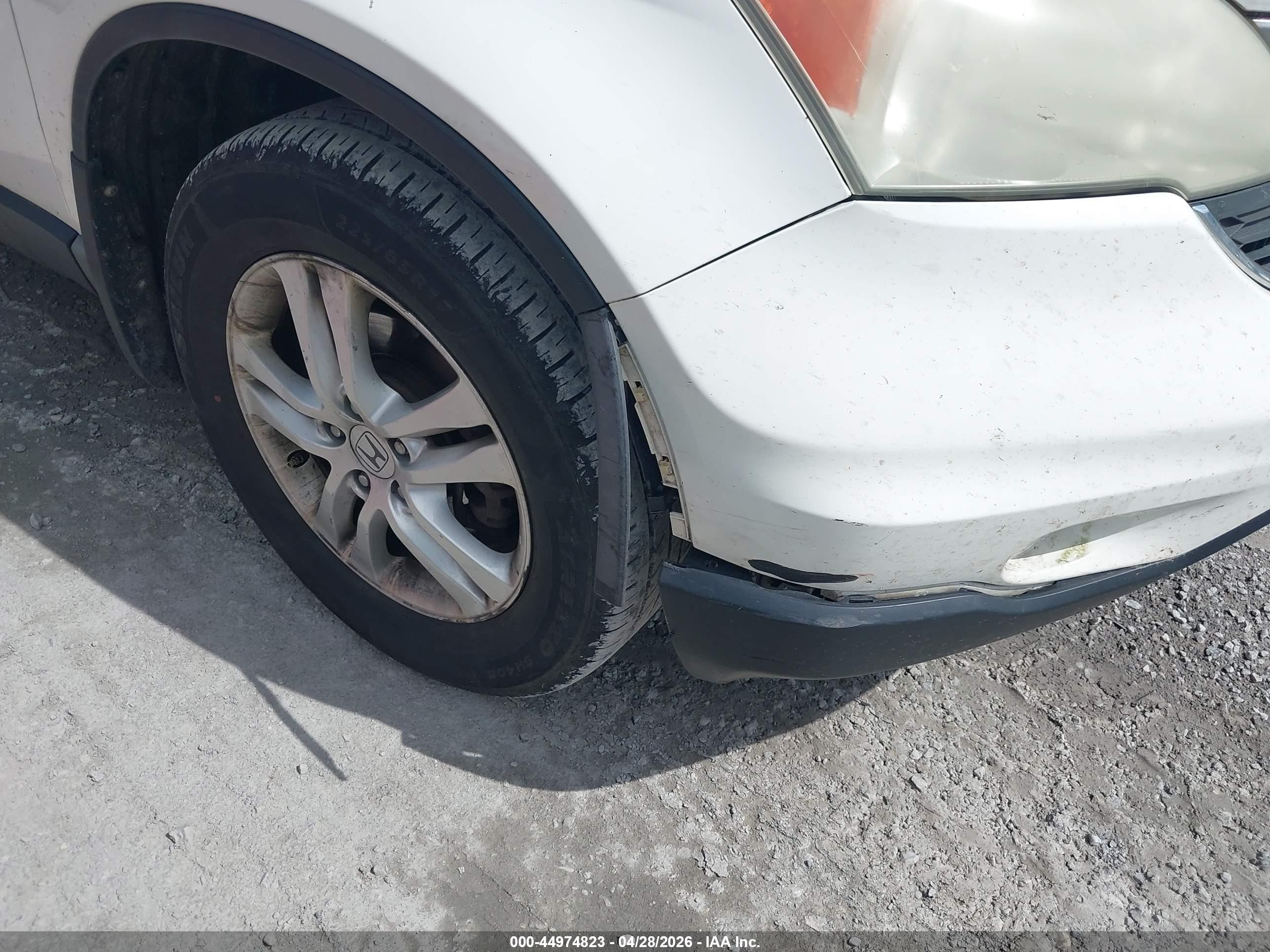 2010 Honda Cr-v Ex White vin: 3CZRE4H54AG700773
