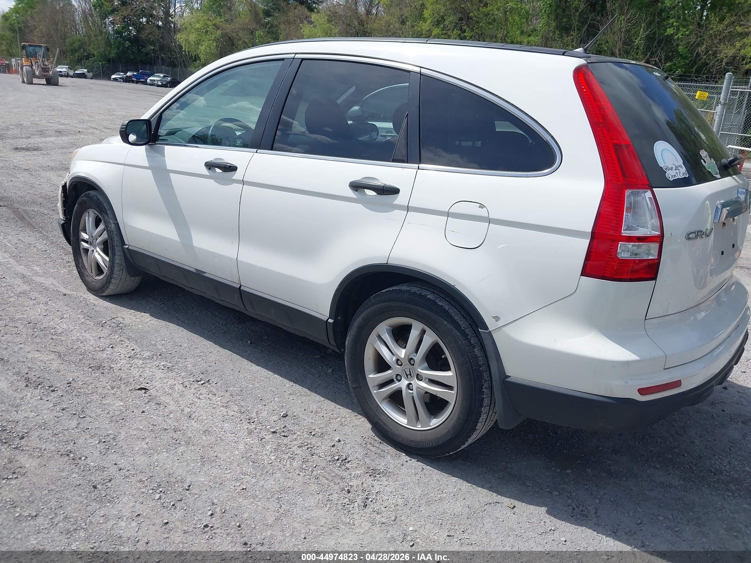 2010 Honda Cr-v Ex White vin: 3CZRE4H54AG700773