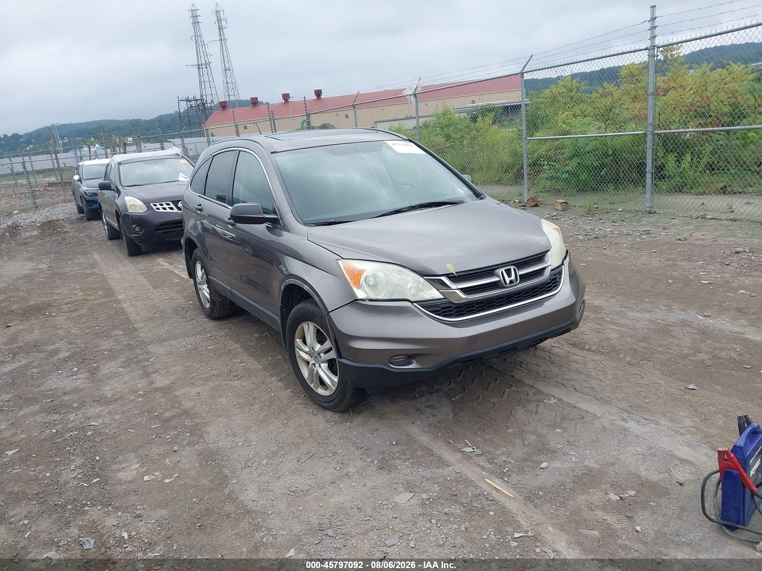 2010 Honda Cr-v Ex Коричневый vin: 3CZRE4H54AG705259