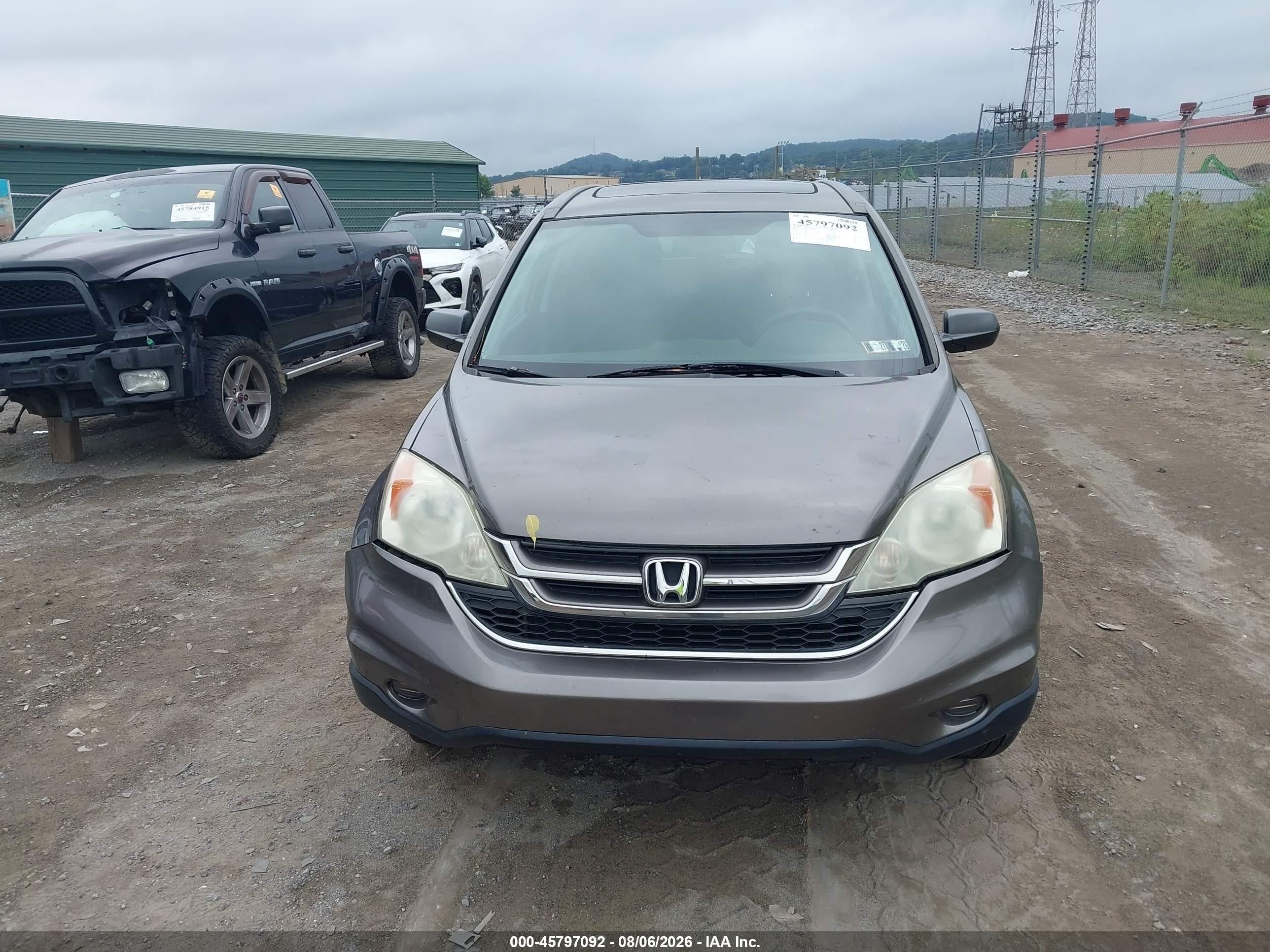 2010 Honda Cr-v Ex Коричневый vin: 3CZRE4H54AG705259