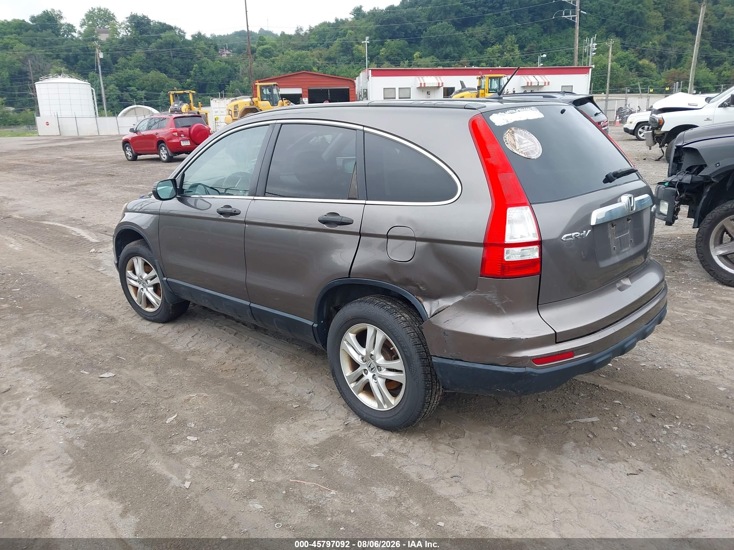 2010 Honda Cr-v Ex Коричневый vin: 3CZRE4H54AG705259