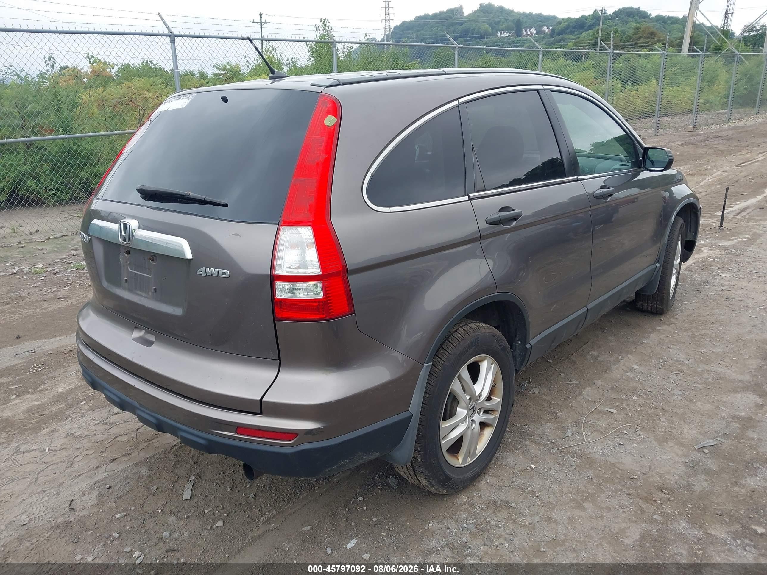 2010 Honda Cr-v Ex Коричневый vin: 3CZRE4H54AG705259
