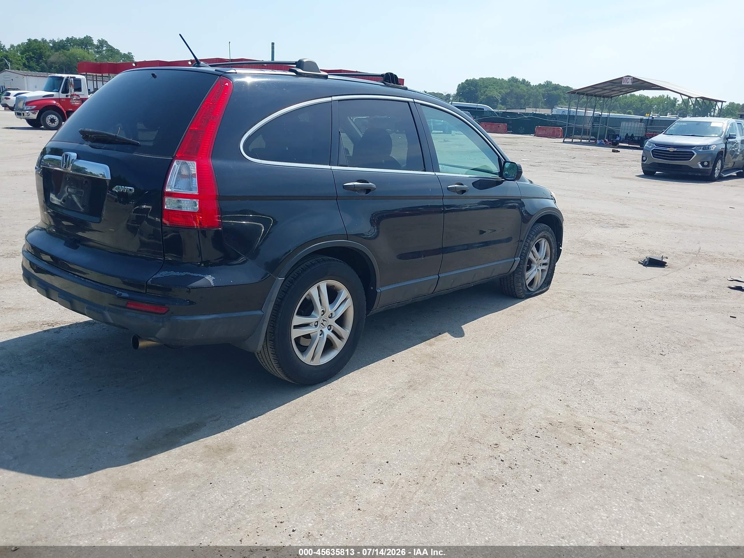 2011 Honda Cr-v Ex Черный vin: 3CZRE4H54BG704985