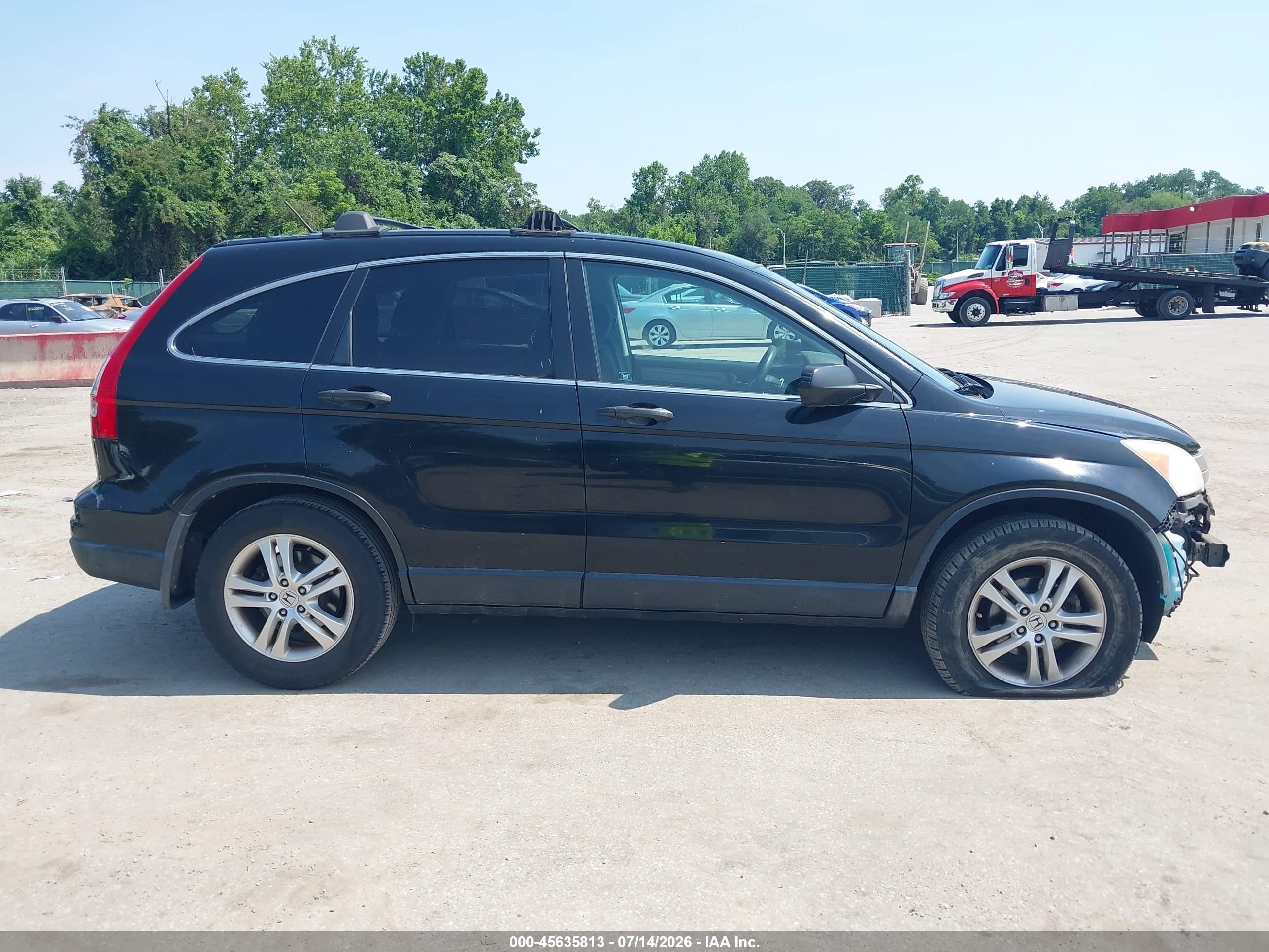 2011 Honda Cr-v Ex Черный vin: 3CZRE4H54BG704985
