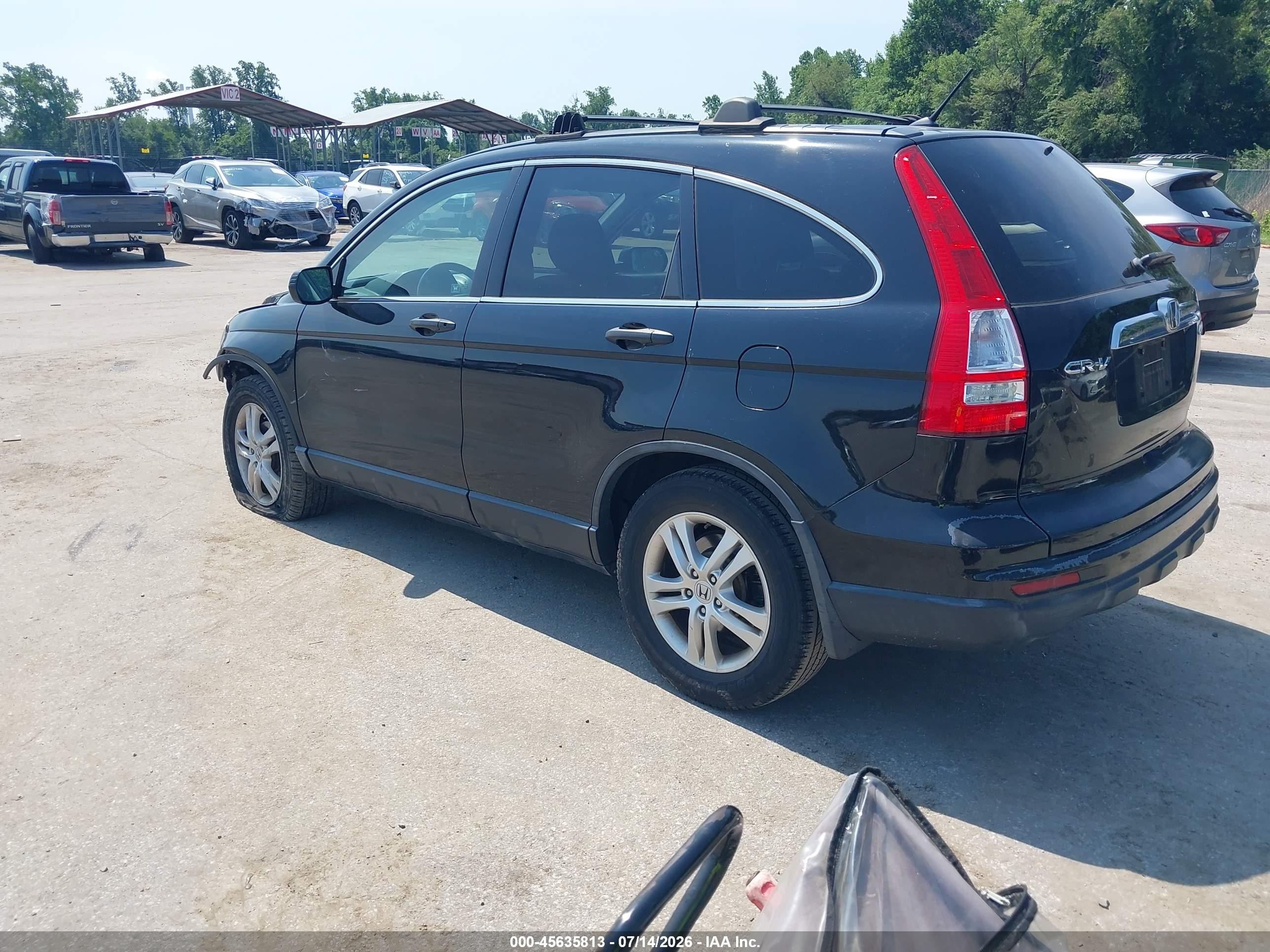 2011 Honda Cr-v Ex Черный vin: 3CZRE4H54BG704985