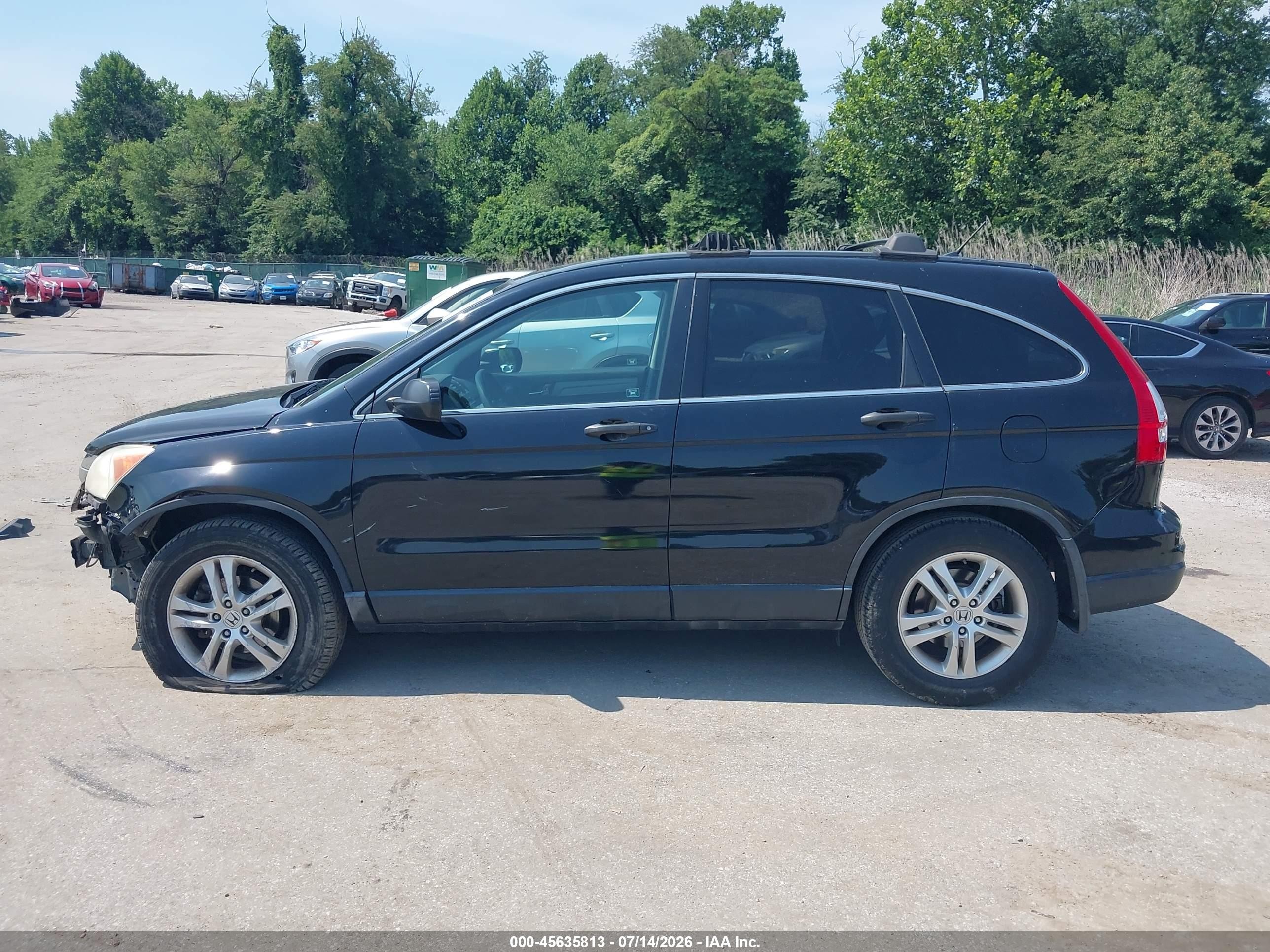 2011 Honda Cr-v Ex Черный vin: 3CZRE4H54BG704985