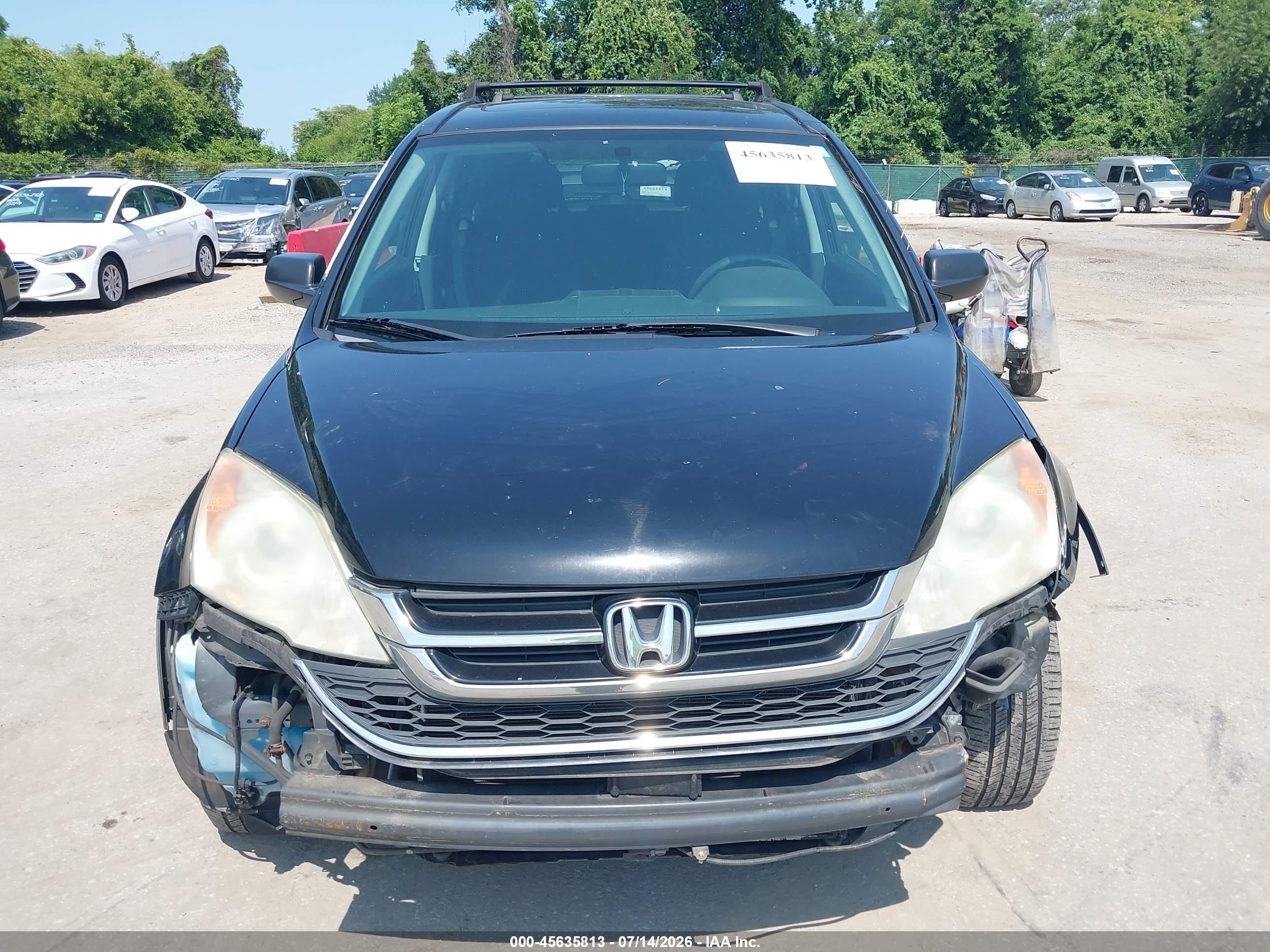 2011 Honda Cr-v Ex Черный vin: 3CZRE4H54BG704985