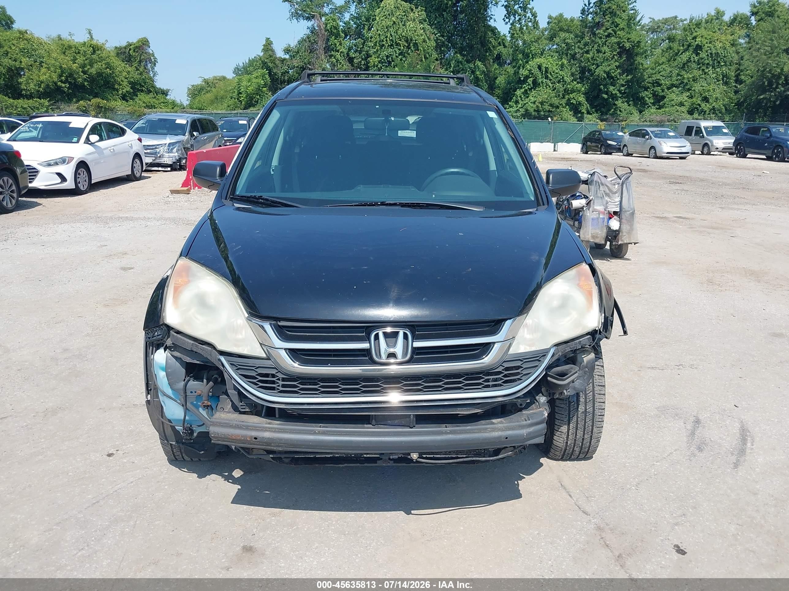 2011 Honda Cr-v Ex Черный vin: 3CZRE4H54BG704985