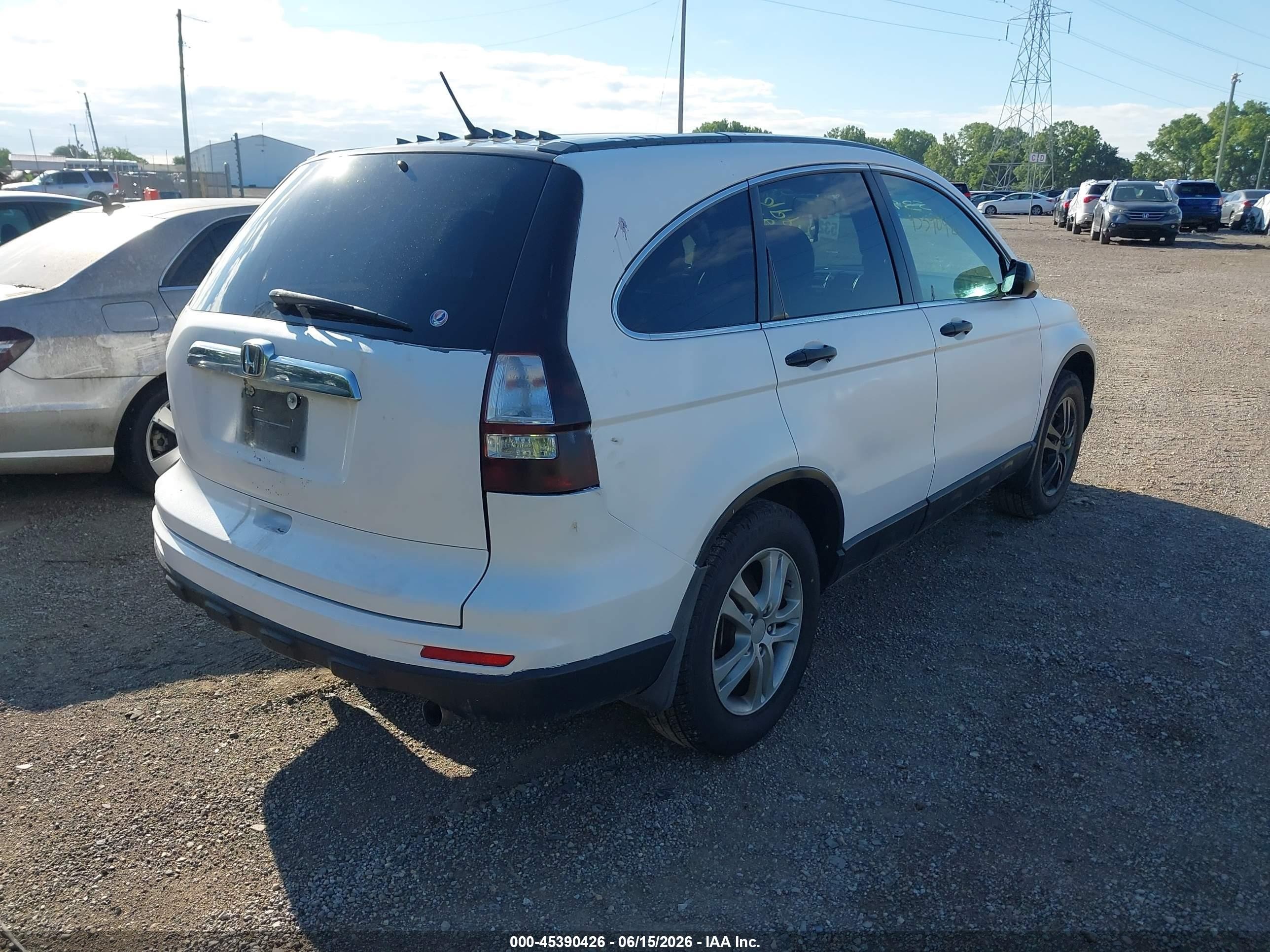 2010 Honda Cr-v Ex Black vin: 3CZRE4H55AG700328