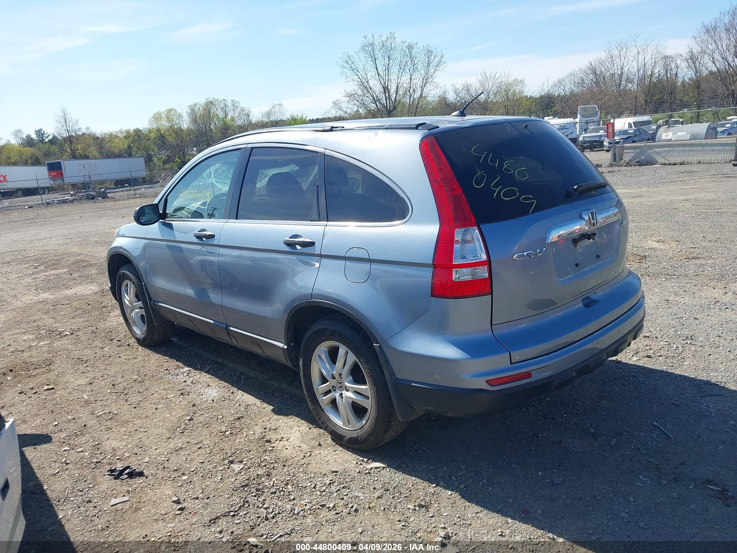 2010 Honda Cr-v Ex Light Blue vin: 3CZRE4H55AG703570