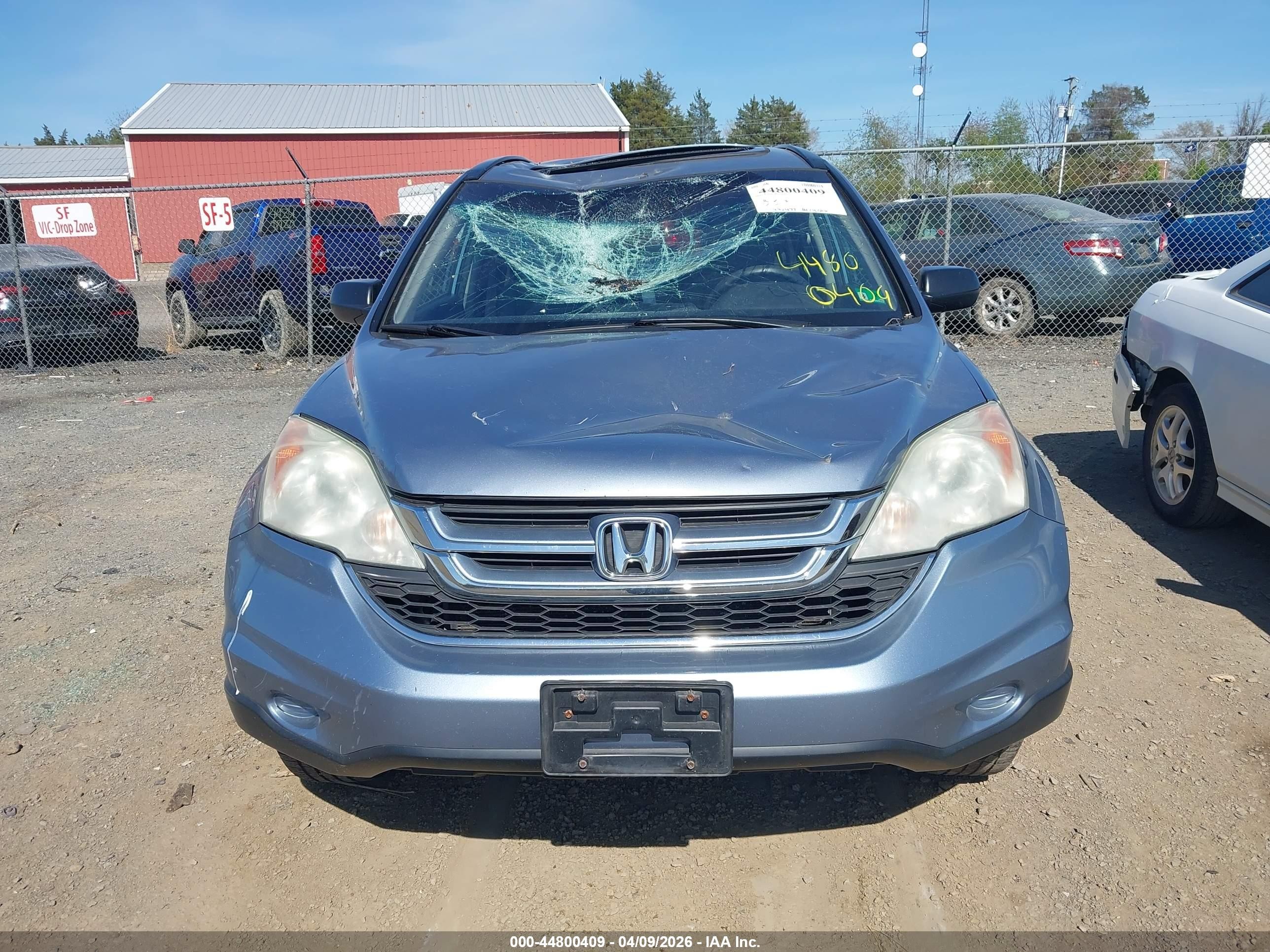 2010 Honda Cr-v Ex Light Blue vin: 3CZRE4H55AG703570