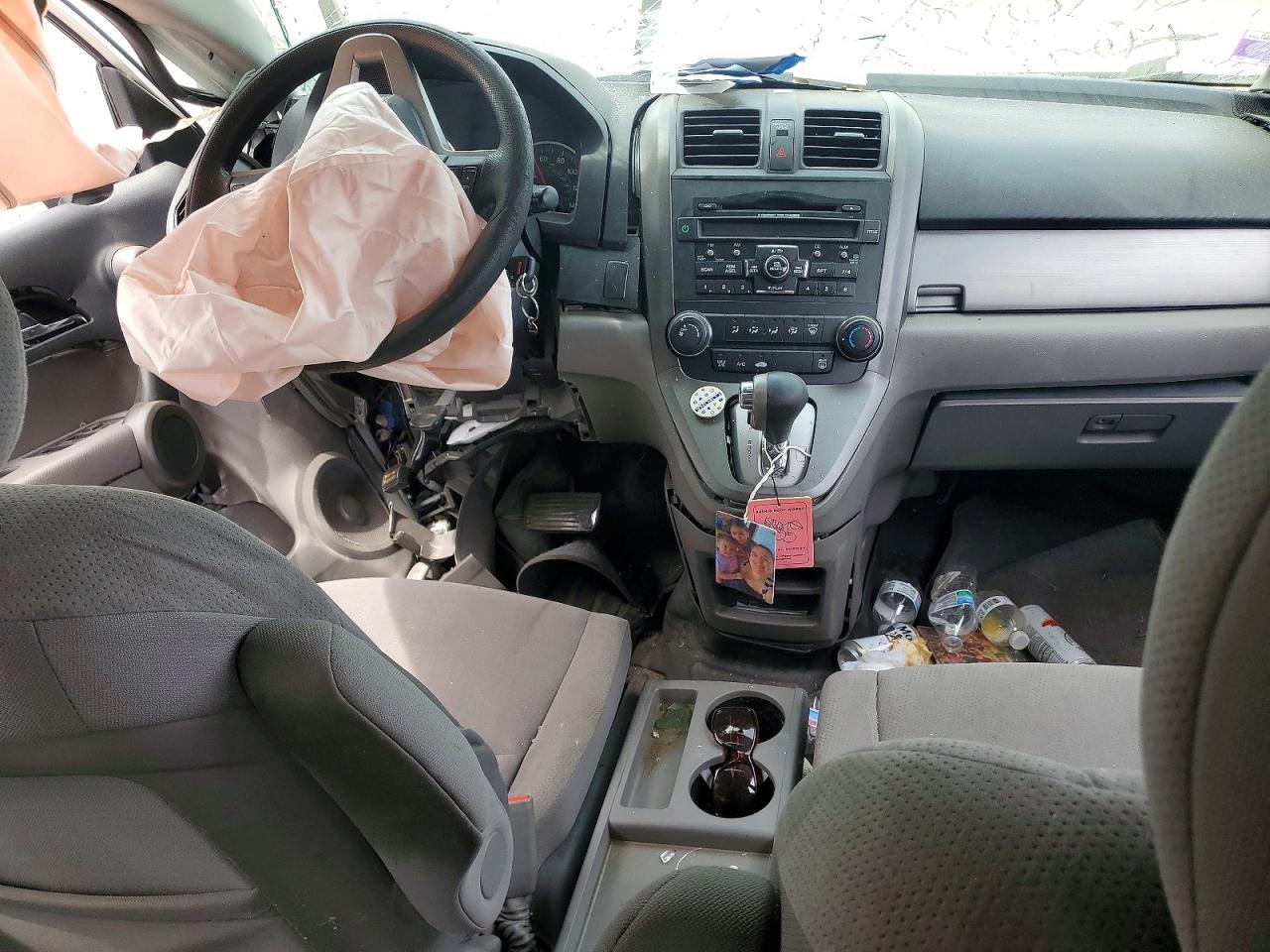 2010 Honda Cr-v Ex White vin: 3CZRE4H55AG705755