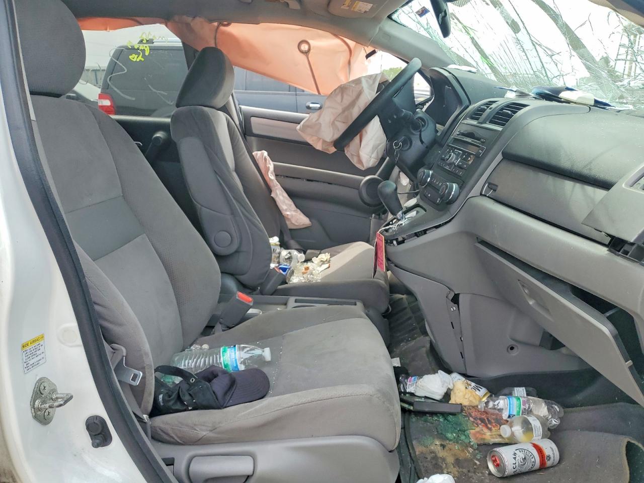 2010 Honda Cr-v Ex White vin: 3CZRE4H55AG705755