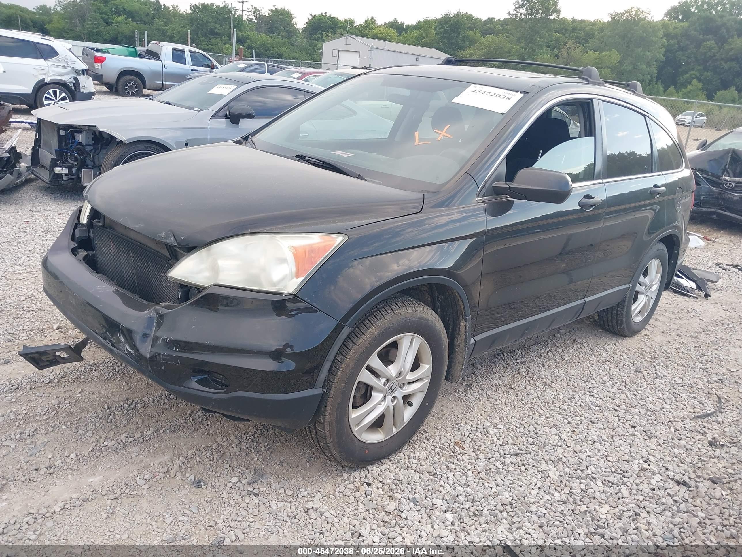 2011 Honda Cr-v Ex Black vin: 3CZRE4H55BG706888