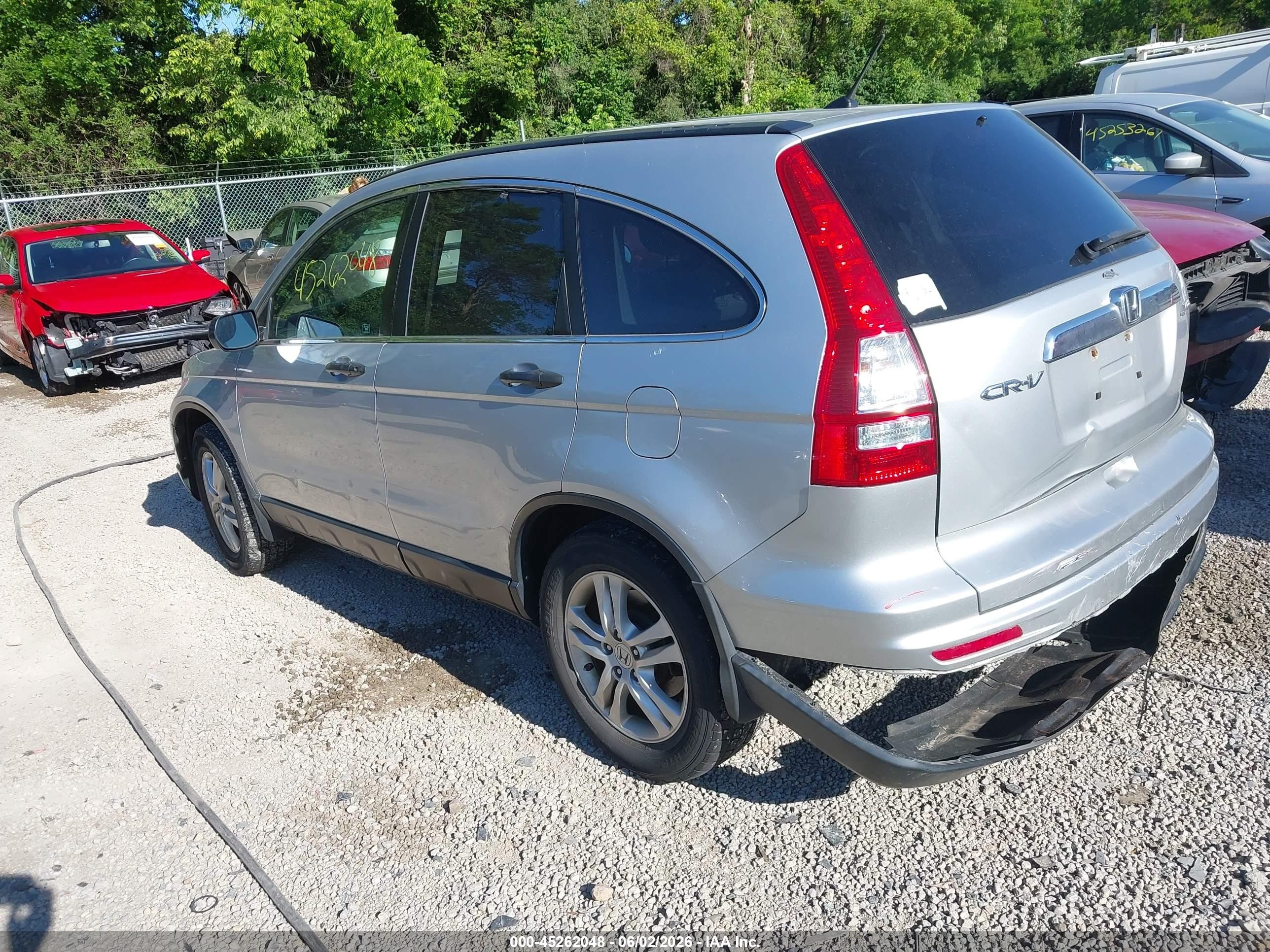 2010 Honda Cr-v Ex Silver vin: 3CZRE4H56AG701536