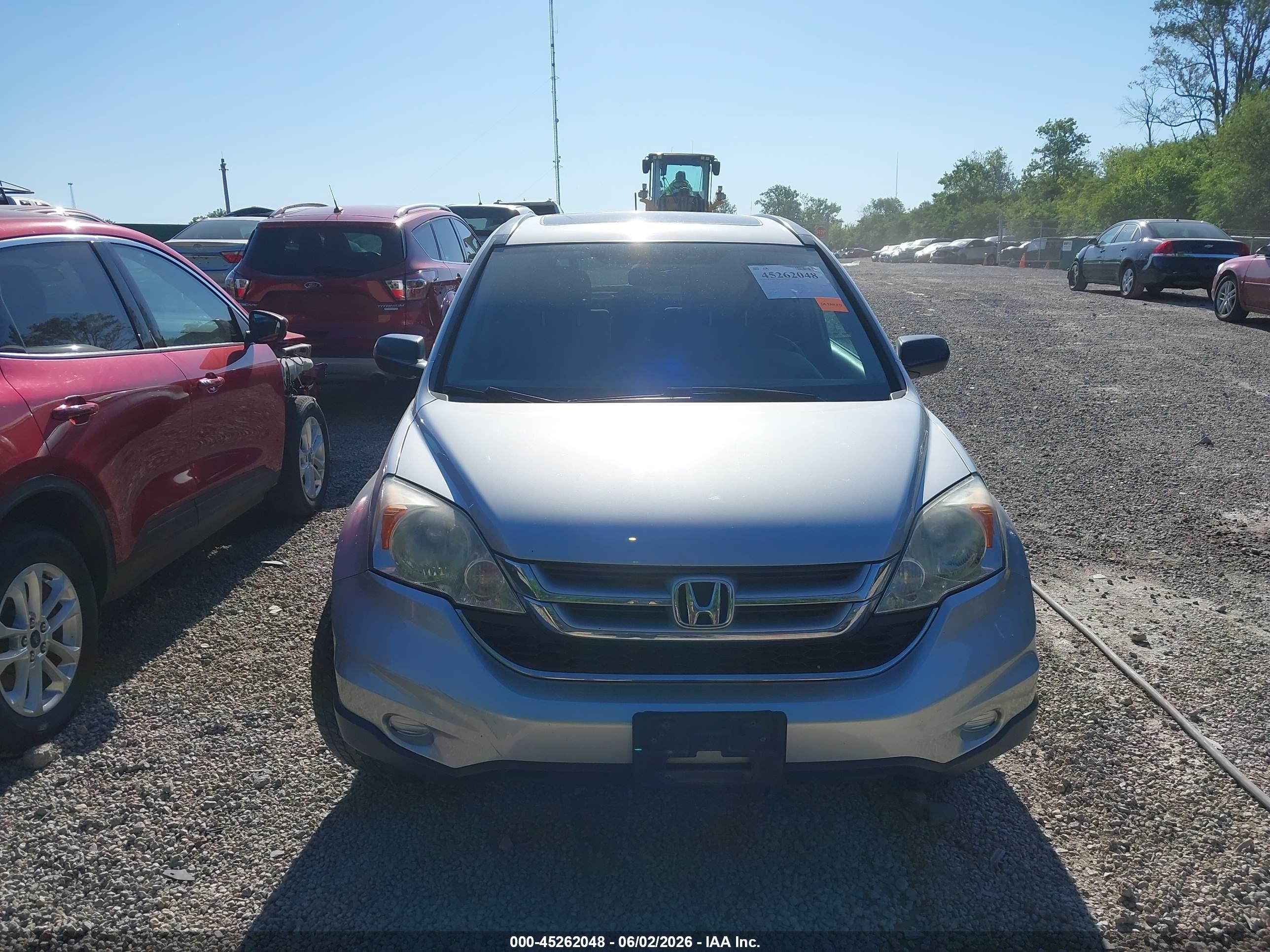 2010 Honda Cr-v Ex Silver vin: 3CZRE4H56AG701536