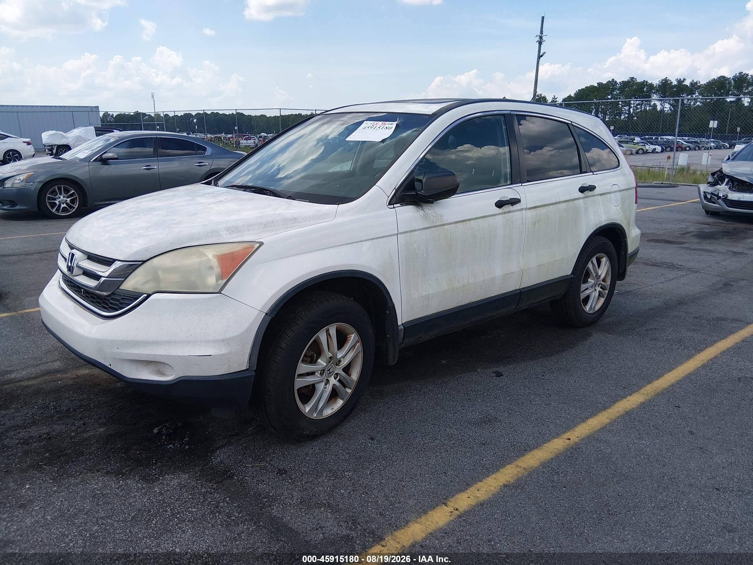 2011 Honda Cr-v Ex Белый vin: 3CZRE4H56BG701263