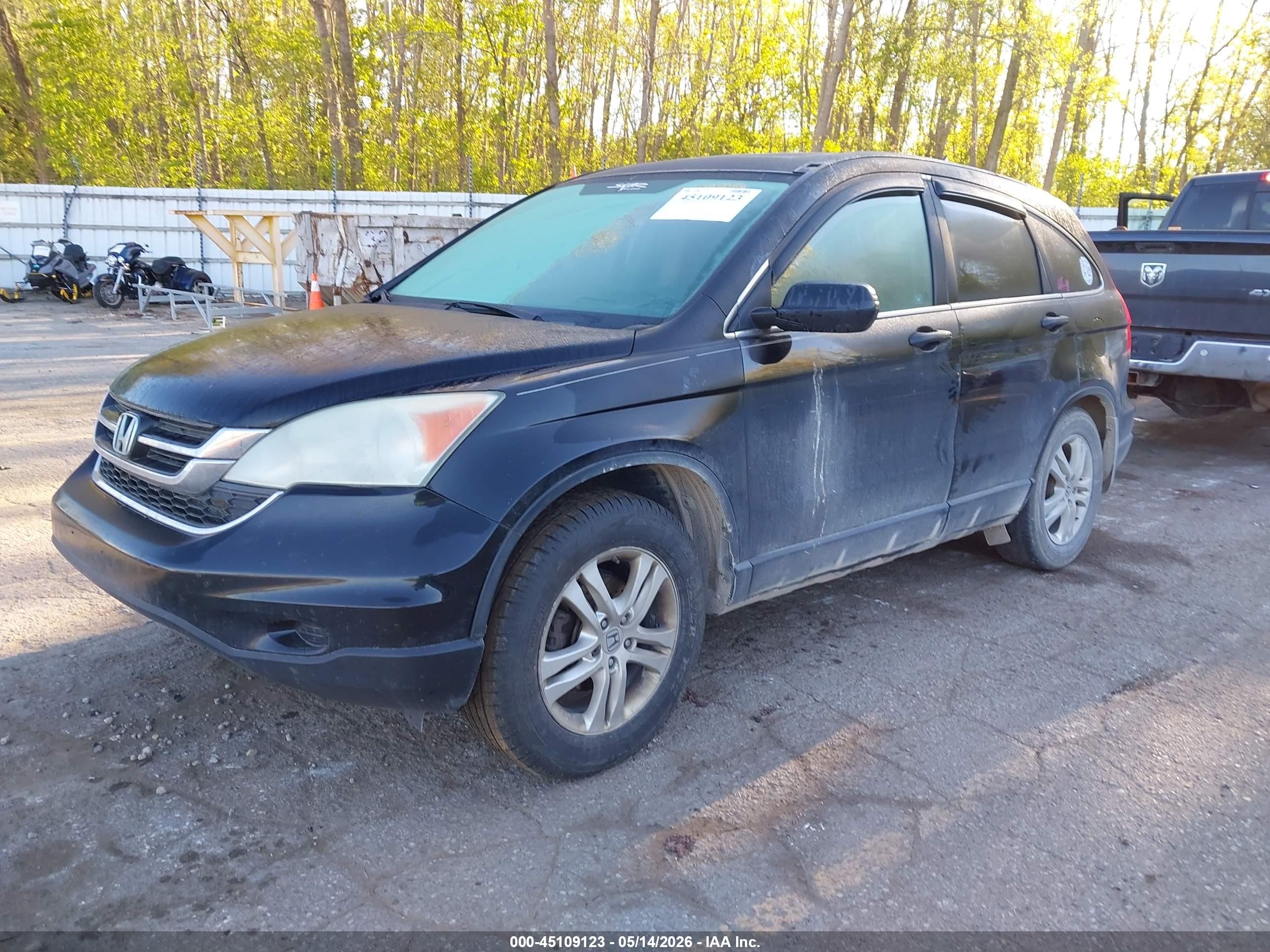 2011 Honda Cr-v Ex Black vin: 3CZRE4H56BG703871
