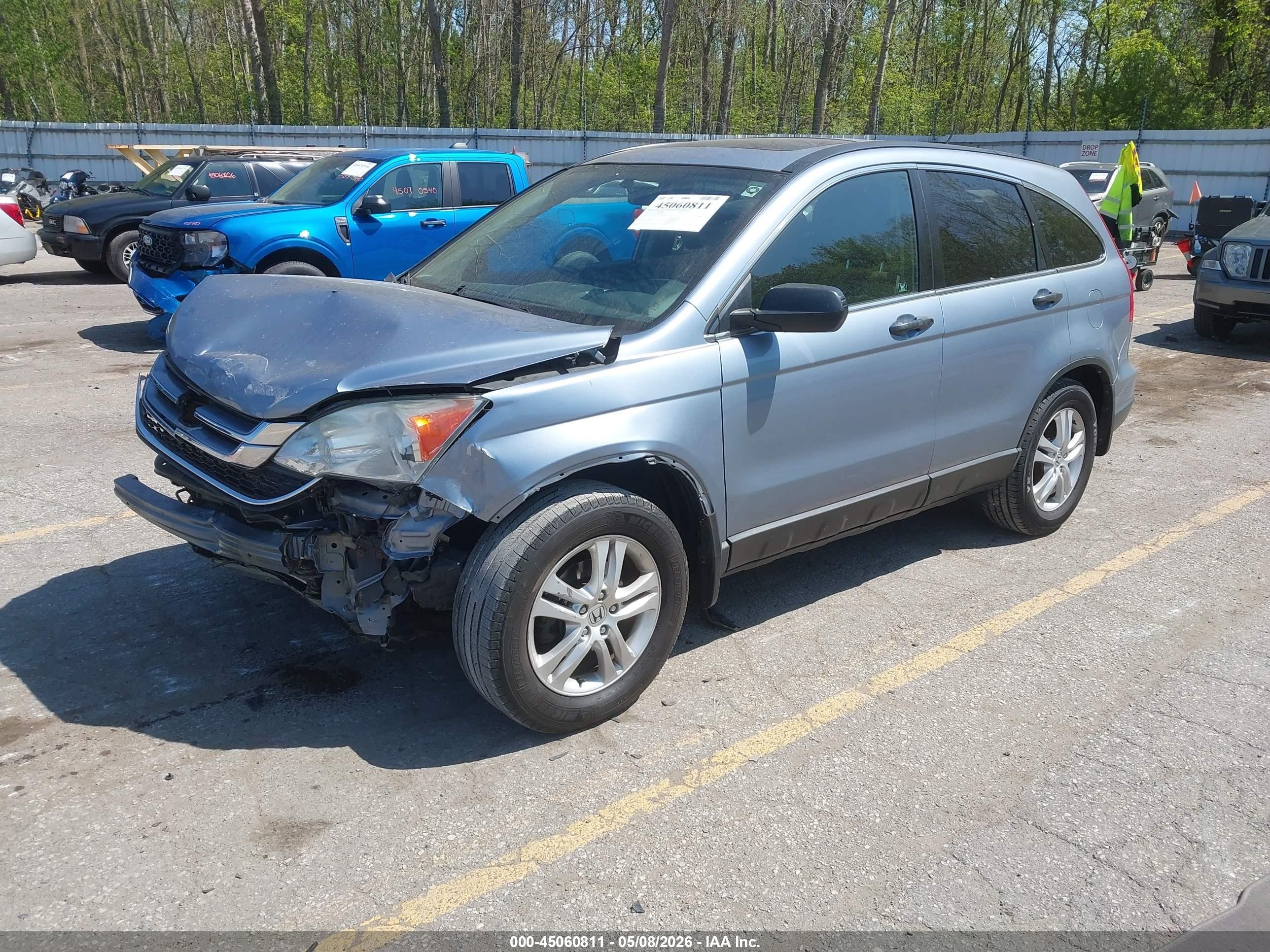 2011 Honda Cr-v Ex Light Blue vin: 3CZRE4H57BG706665