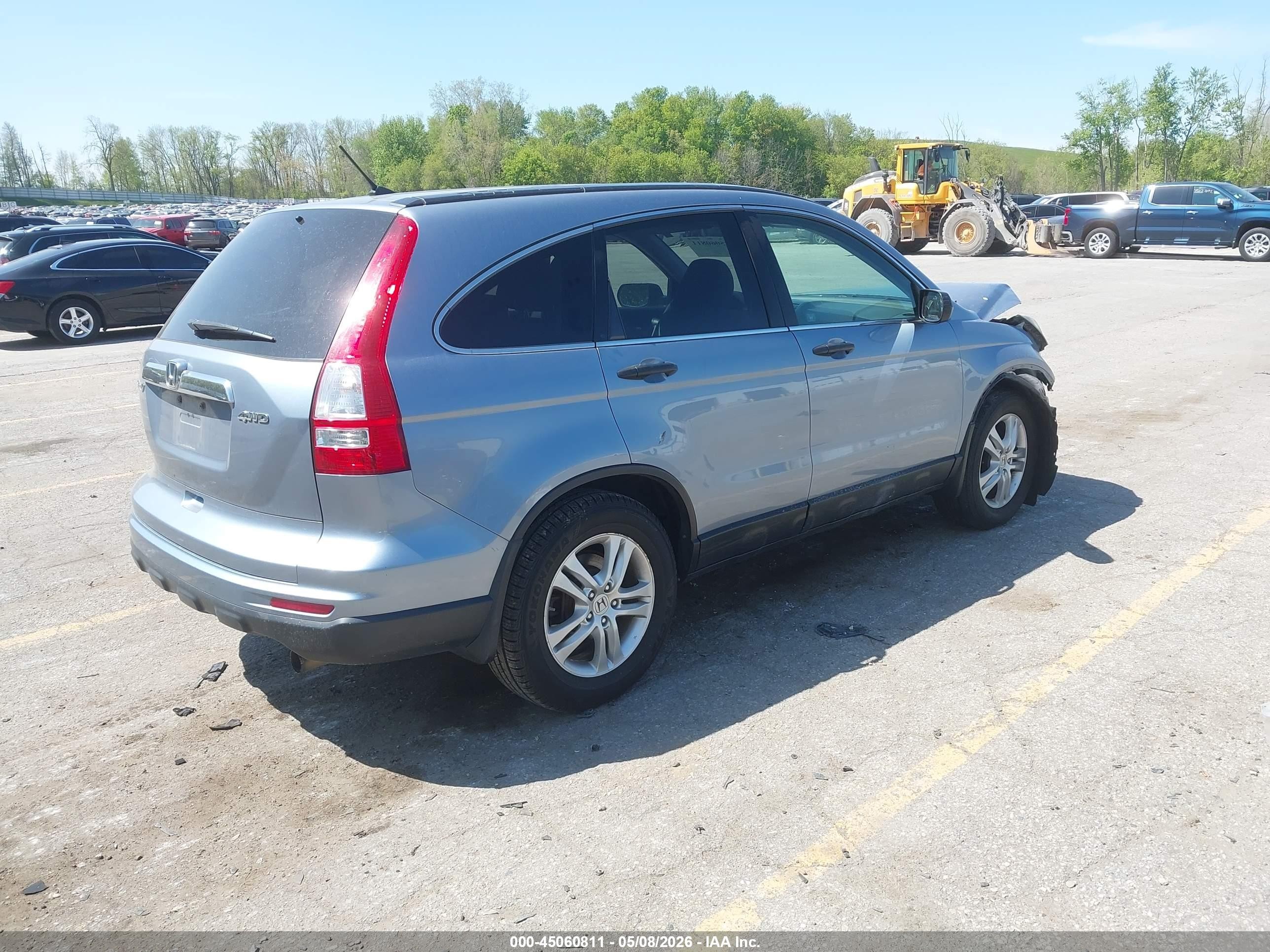 2011 Honda Cr-v Ex Light Blue vin: 3CZRE4H57BG706665