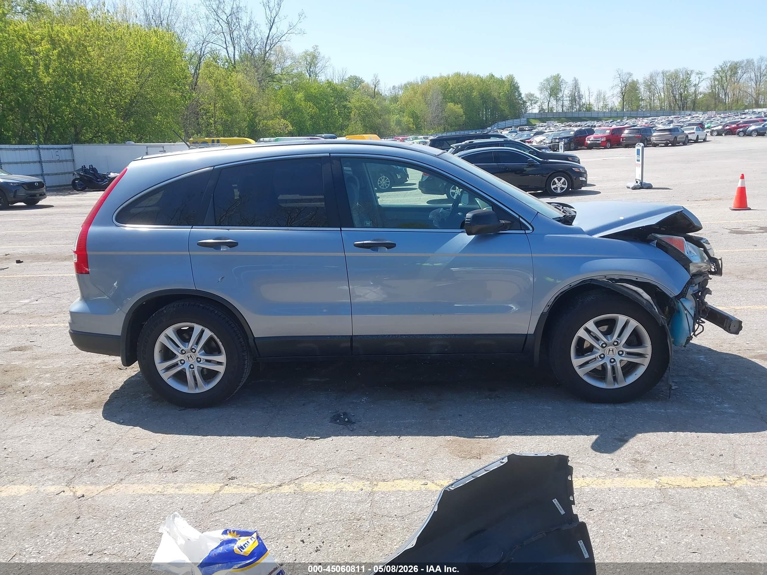 2011 Honda Cr-v Ex Light Blue vin: 3CZRE4H57BG706665