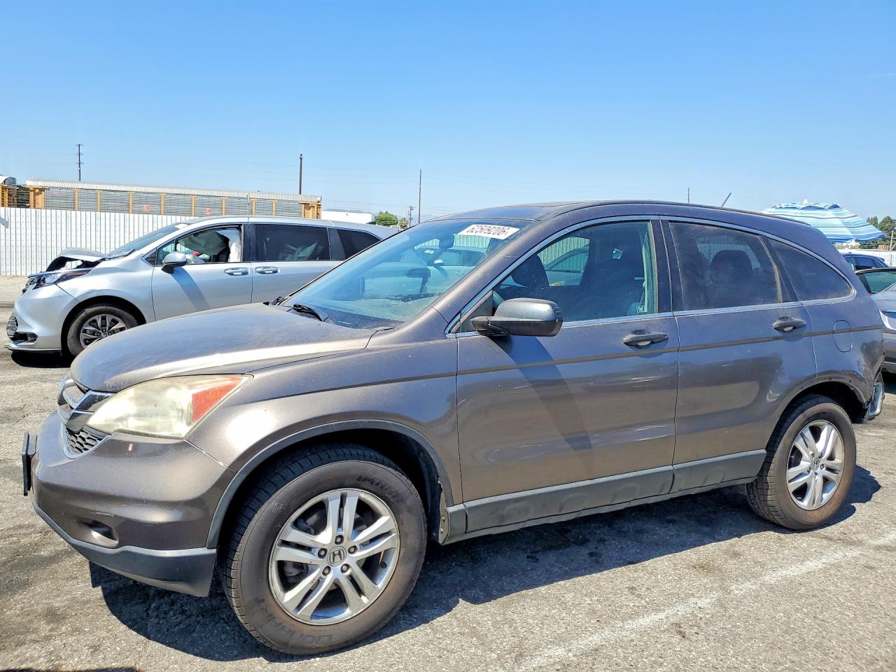 2010 Honda Cr-v Ex Gray vin: 3CZRE4H58AG702963