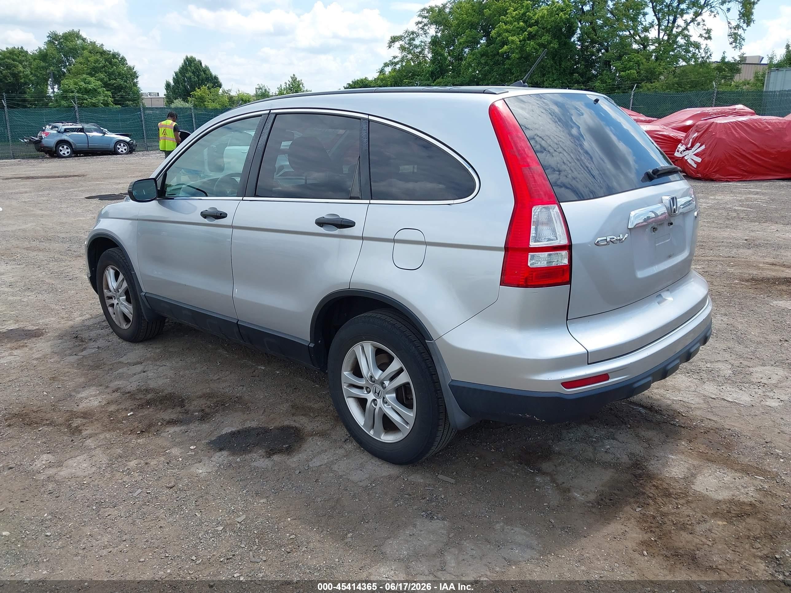 2010 Honda Cr-v Ex Silver vin: 3CZRE4H58AG703823