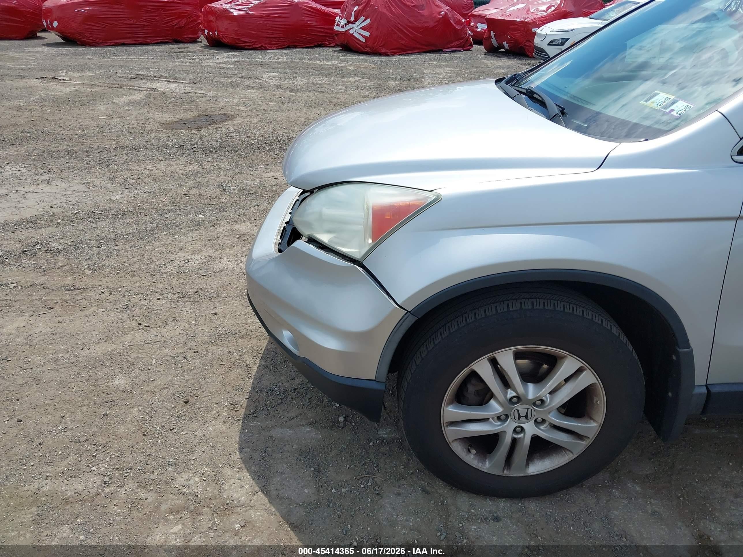 2010 Honda Cr-v Ex Silver vin: 3CZRE4H58AG703823