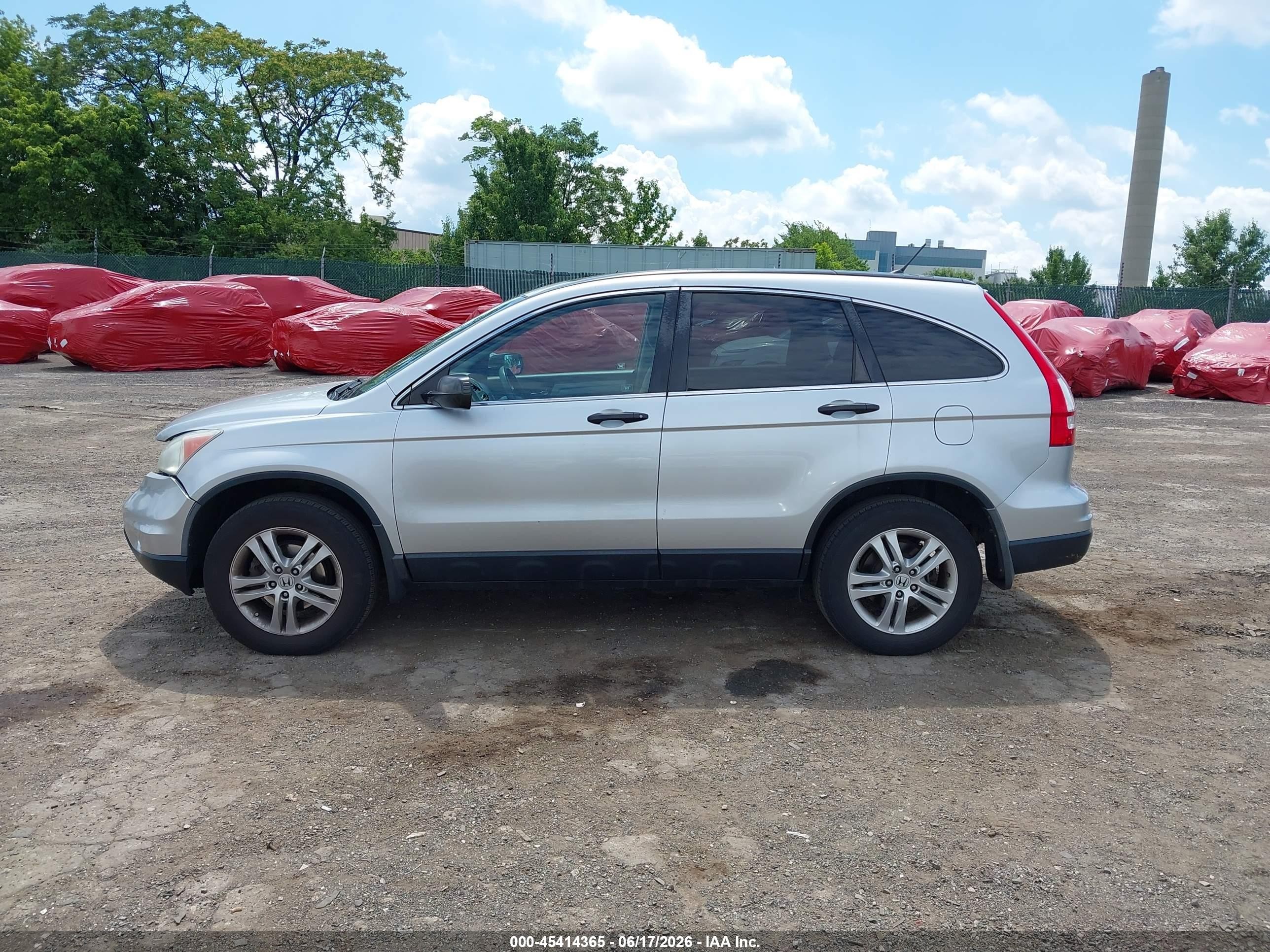 2010 Honda Cr-v Ex Silver vin: 3CZRE4H58AG703823