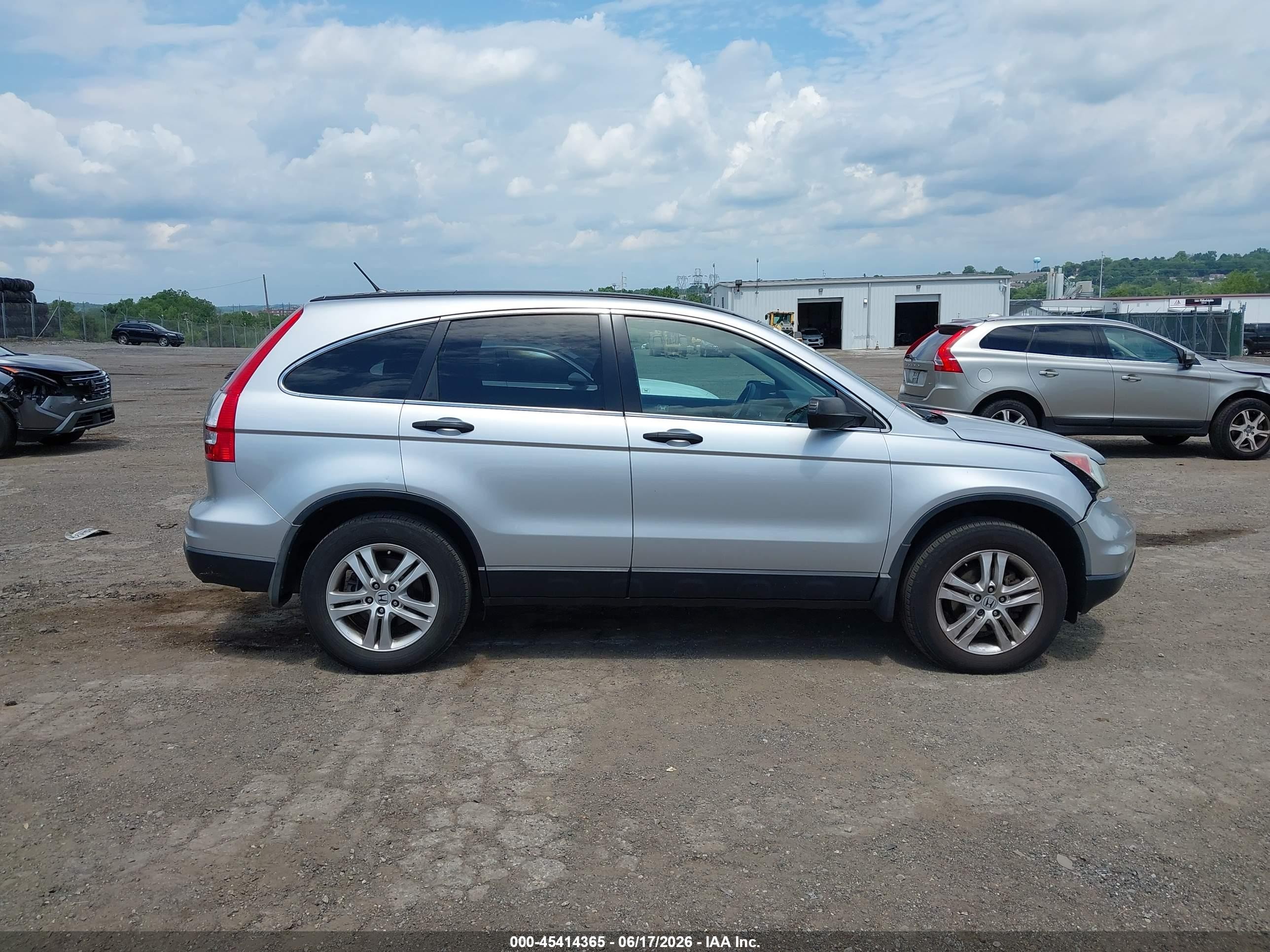 2010 Honda Cr-v Ex Silver vin: 3CZRE4H58AG703823